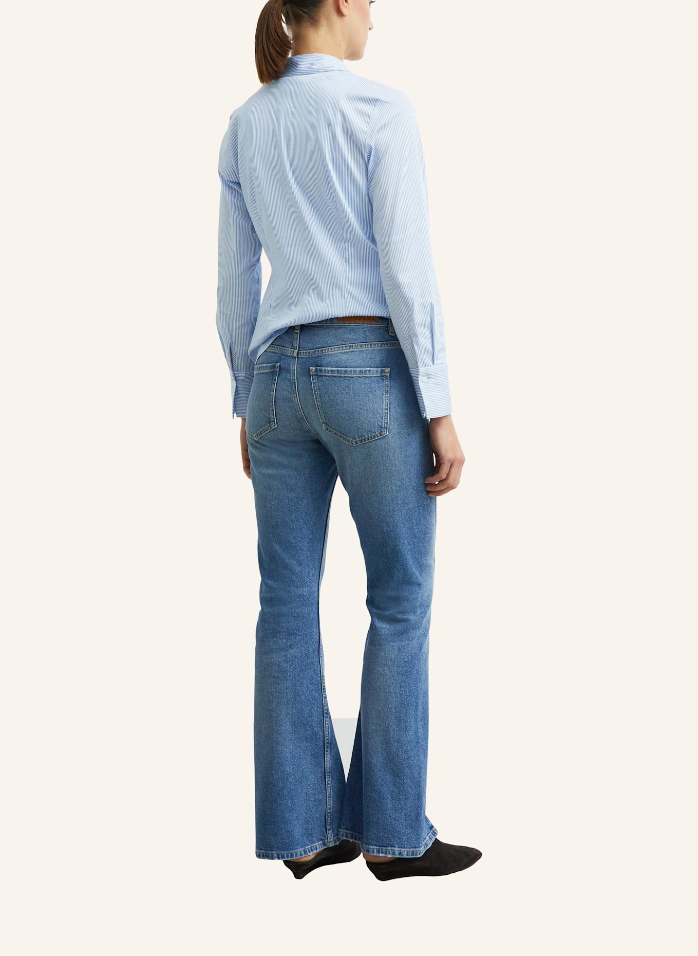 comma Jeans-Hose: BLAU