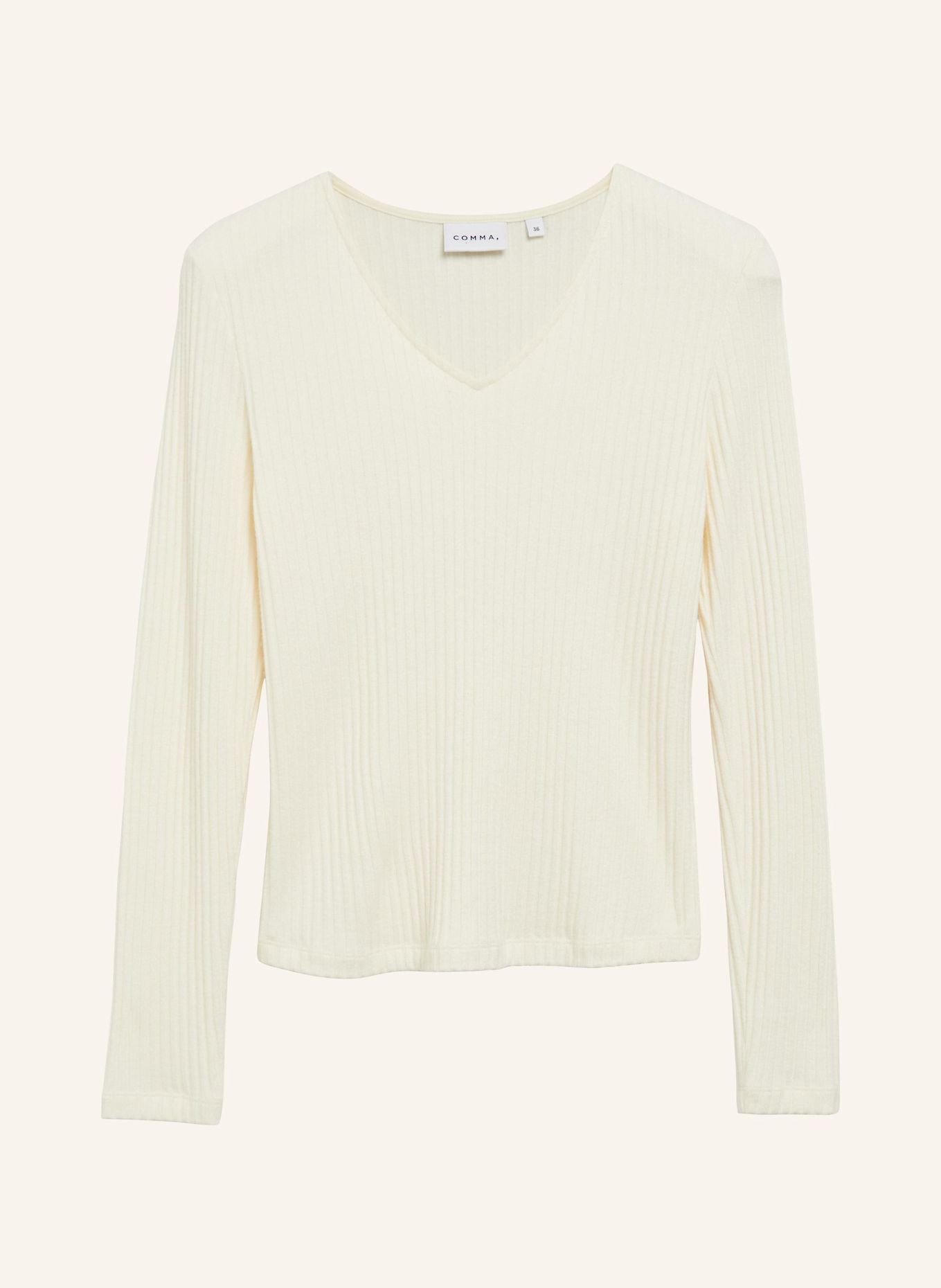 COMMA T-Shirt: CREME