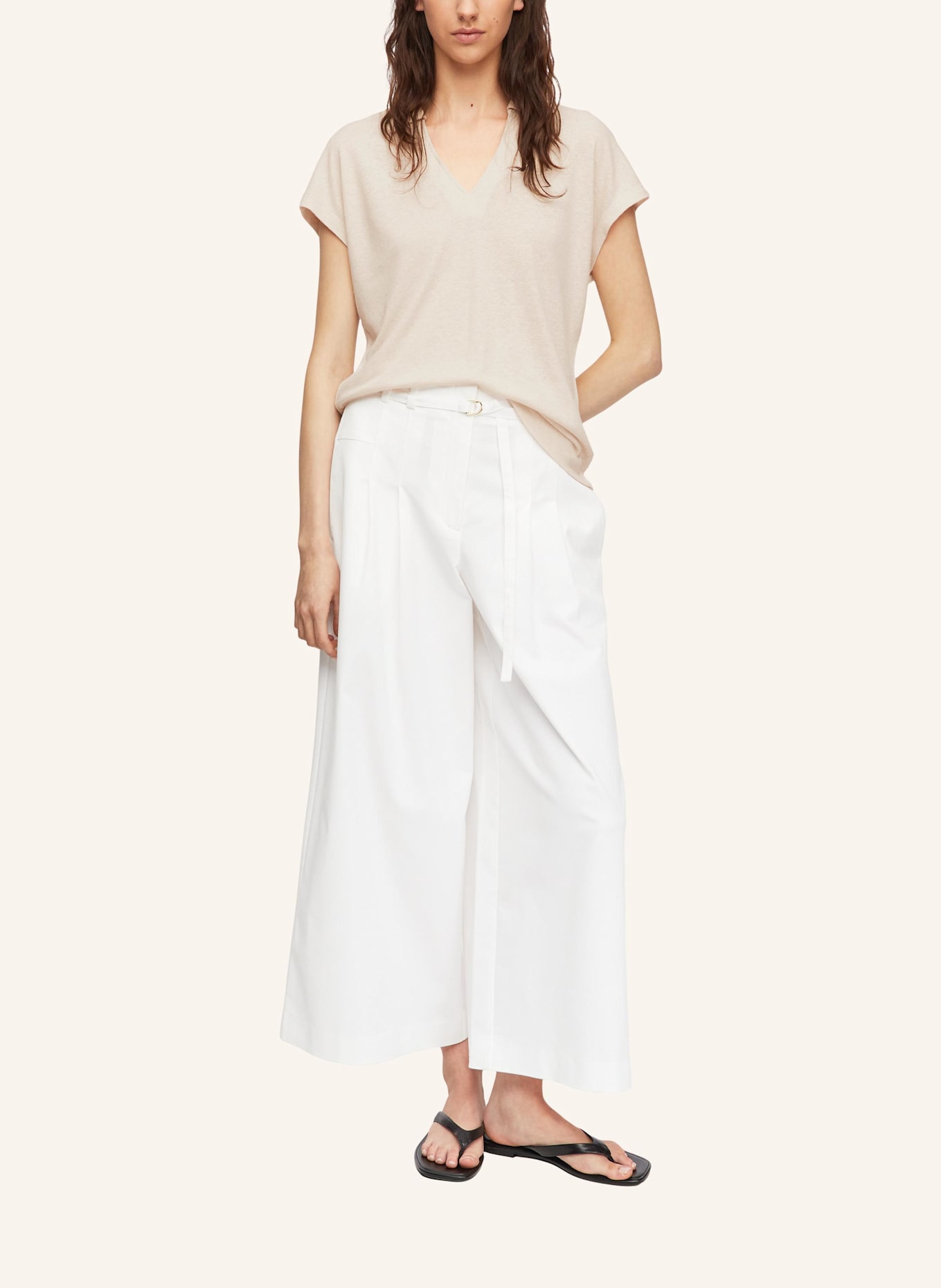 comma T-Shirt: BEIGE