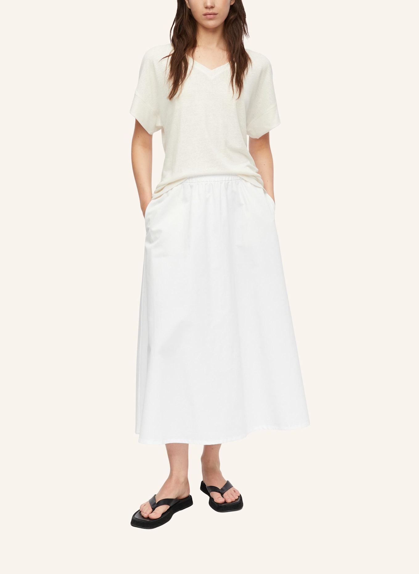 comma T-Shirt: CREME