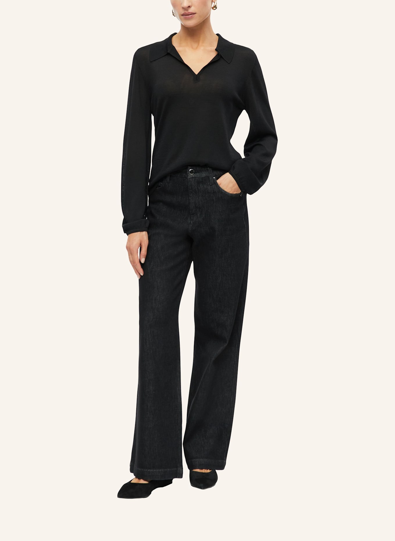s.Oliver Strickpullover: SCHWARZ