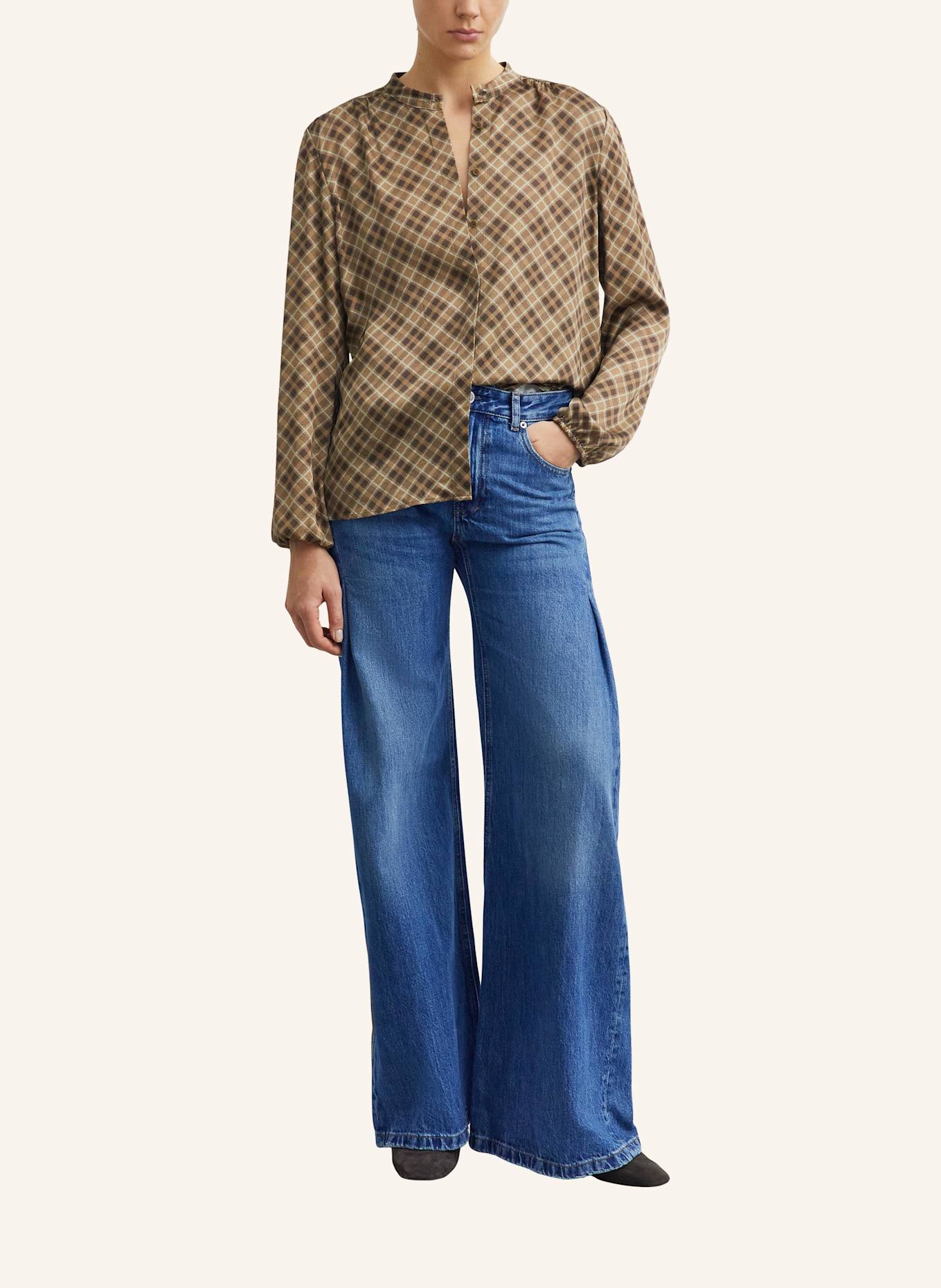 comma Bluse: BRAUN
