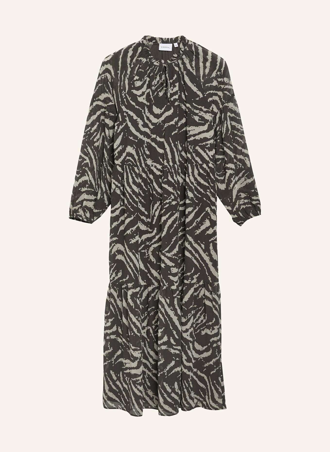 comma Kleid: BRAUN