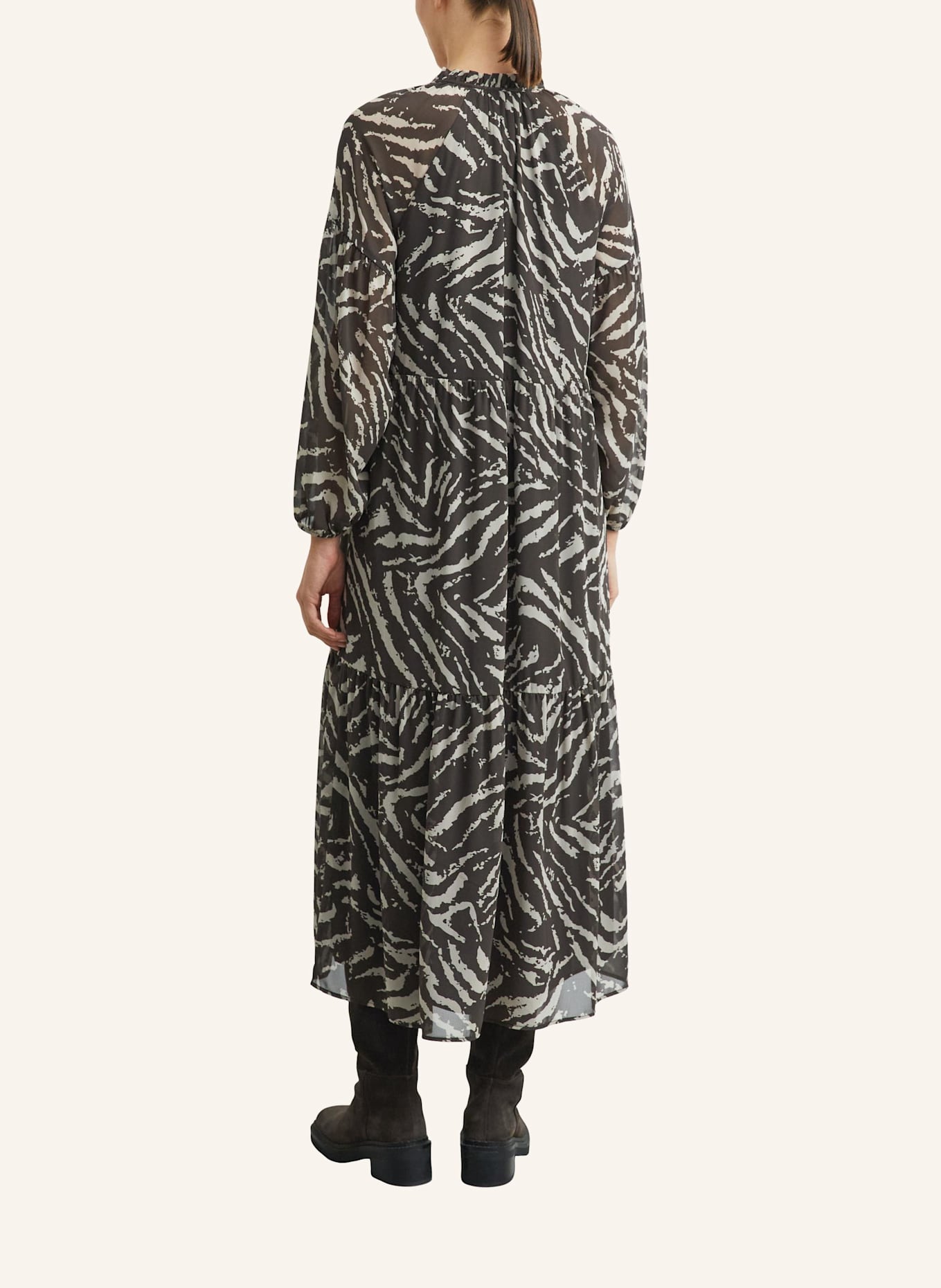 comma Kleid: BRAUN