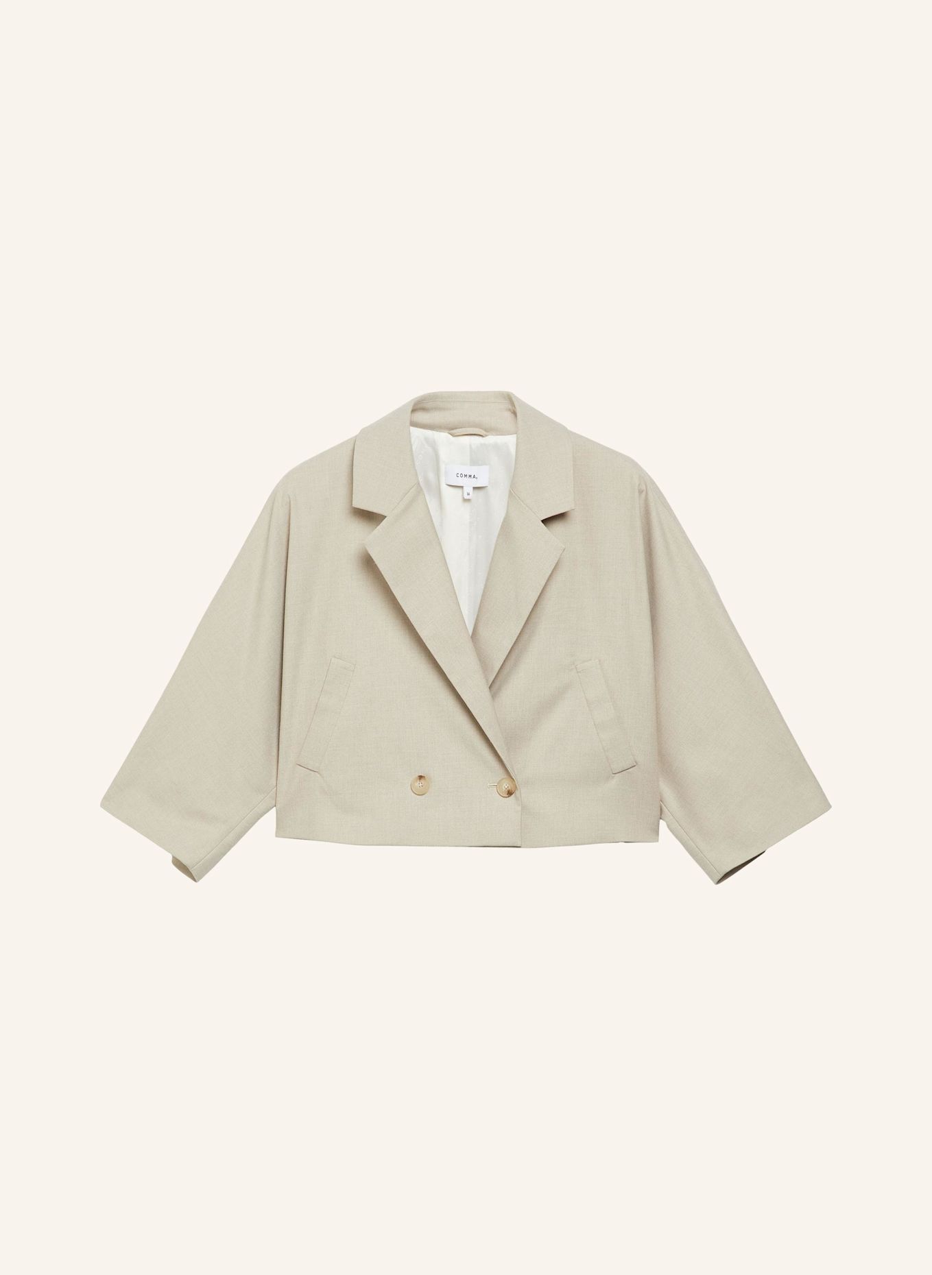COMMA Indoor-Blazer: BEIGE