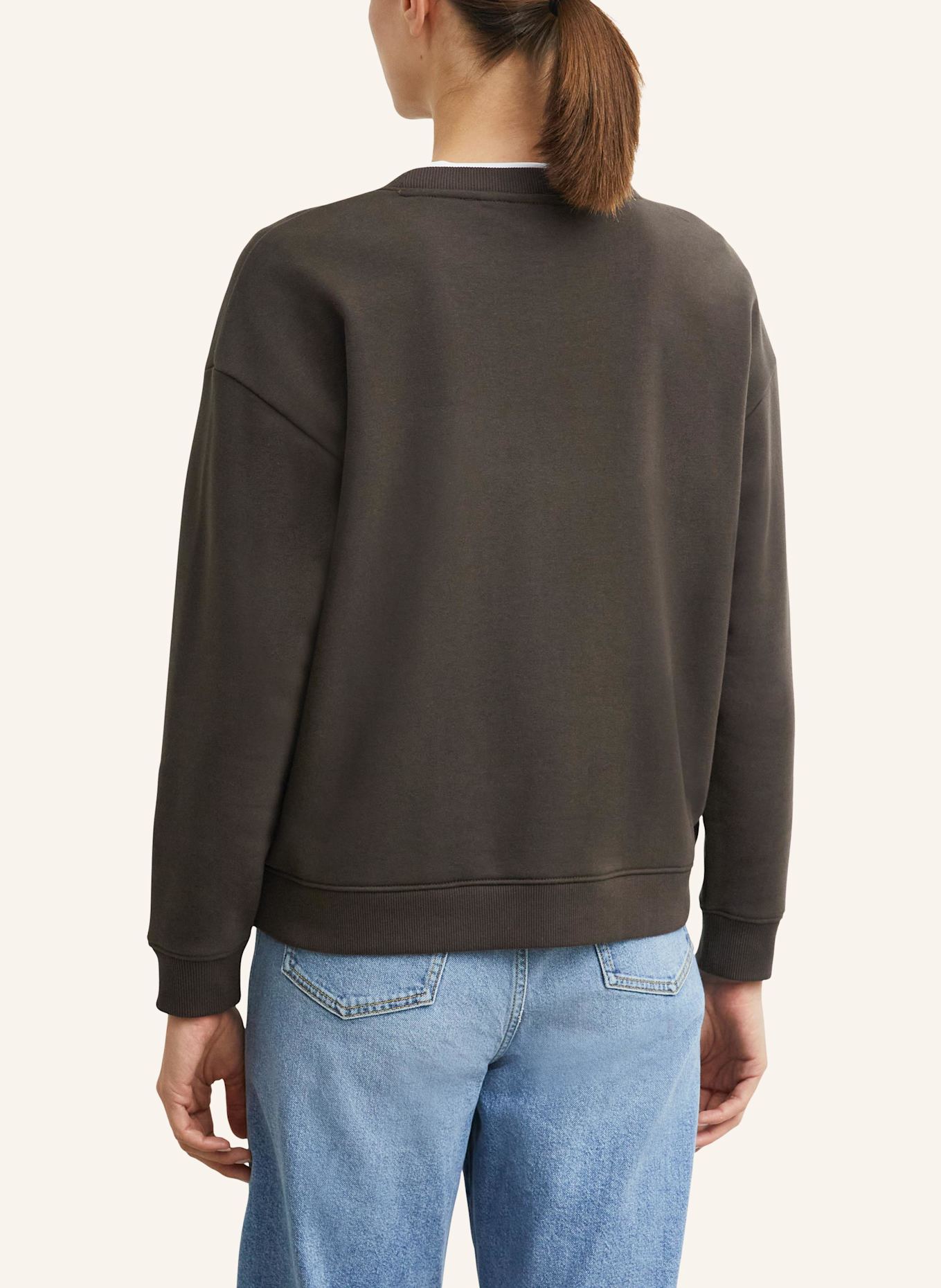 comma Sweatshirt: BRAUN