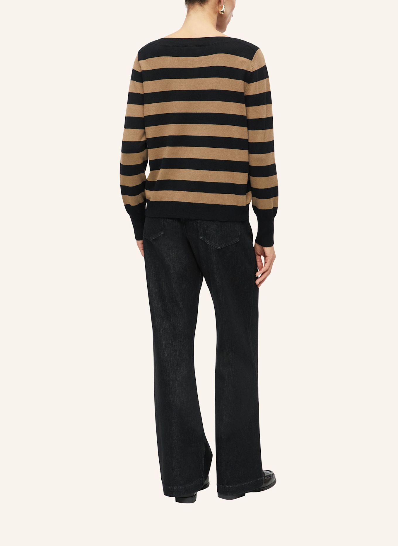 s.Oliver Strickpullover: BRAUN / SCHWARZ