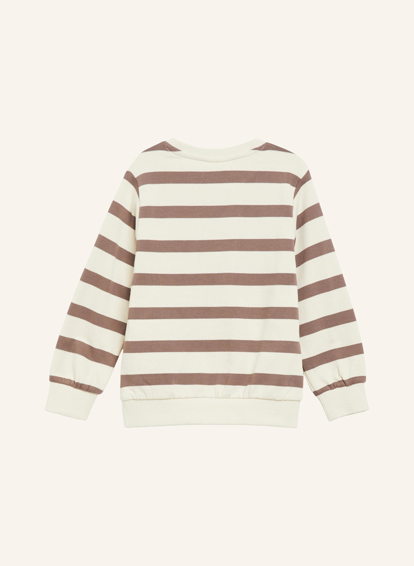 s.Oliver Sweatshirt: CREME/ BRAUN