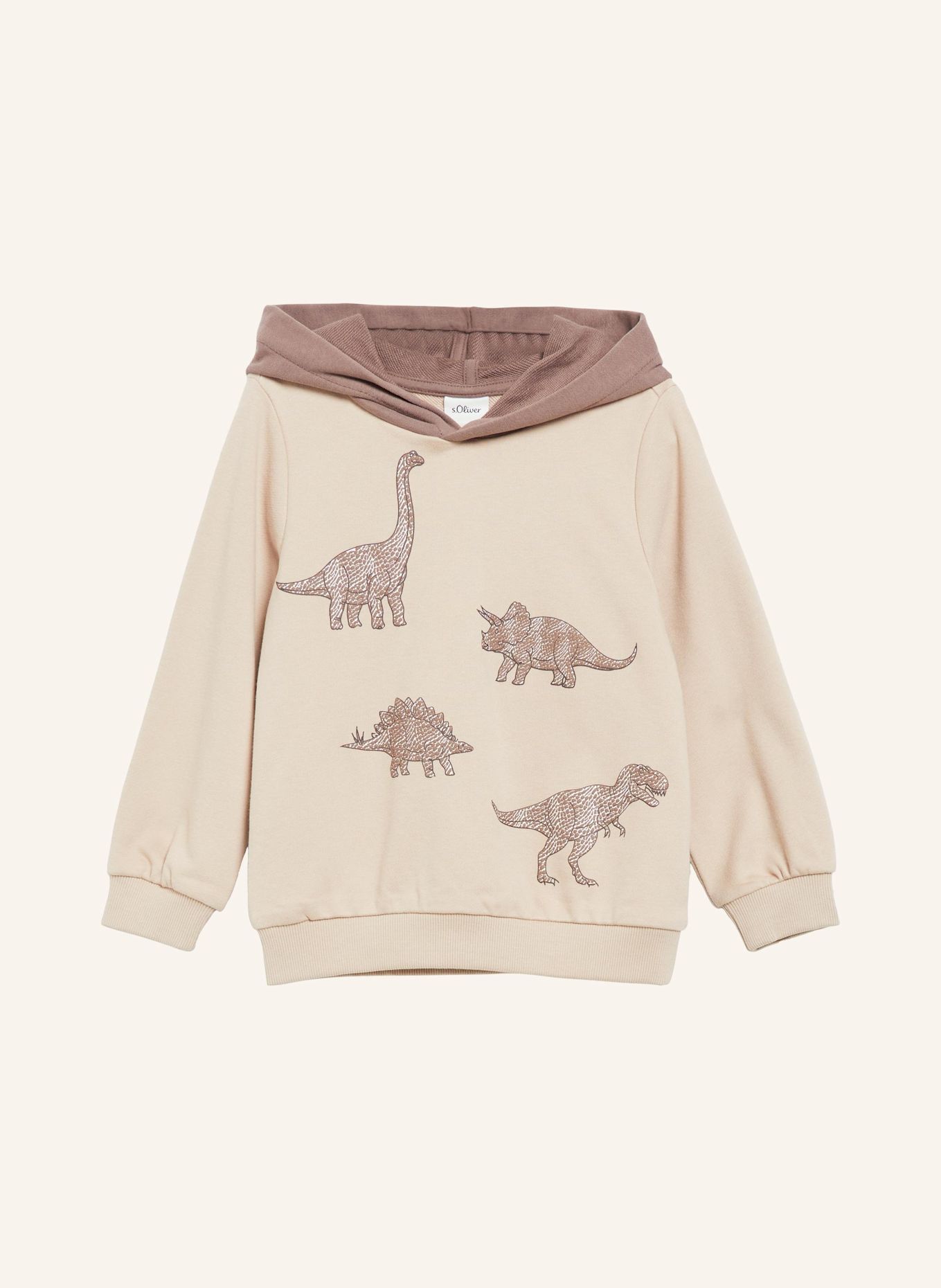s.Oliver RED Hoodie: BRAUN / BEIGE