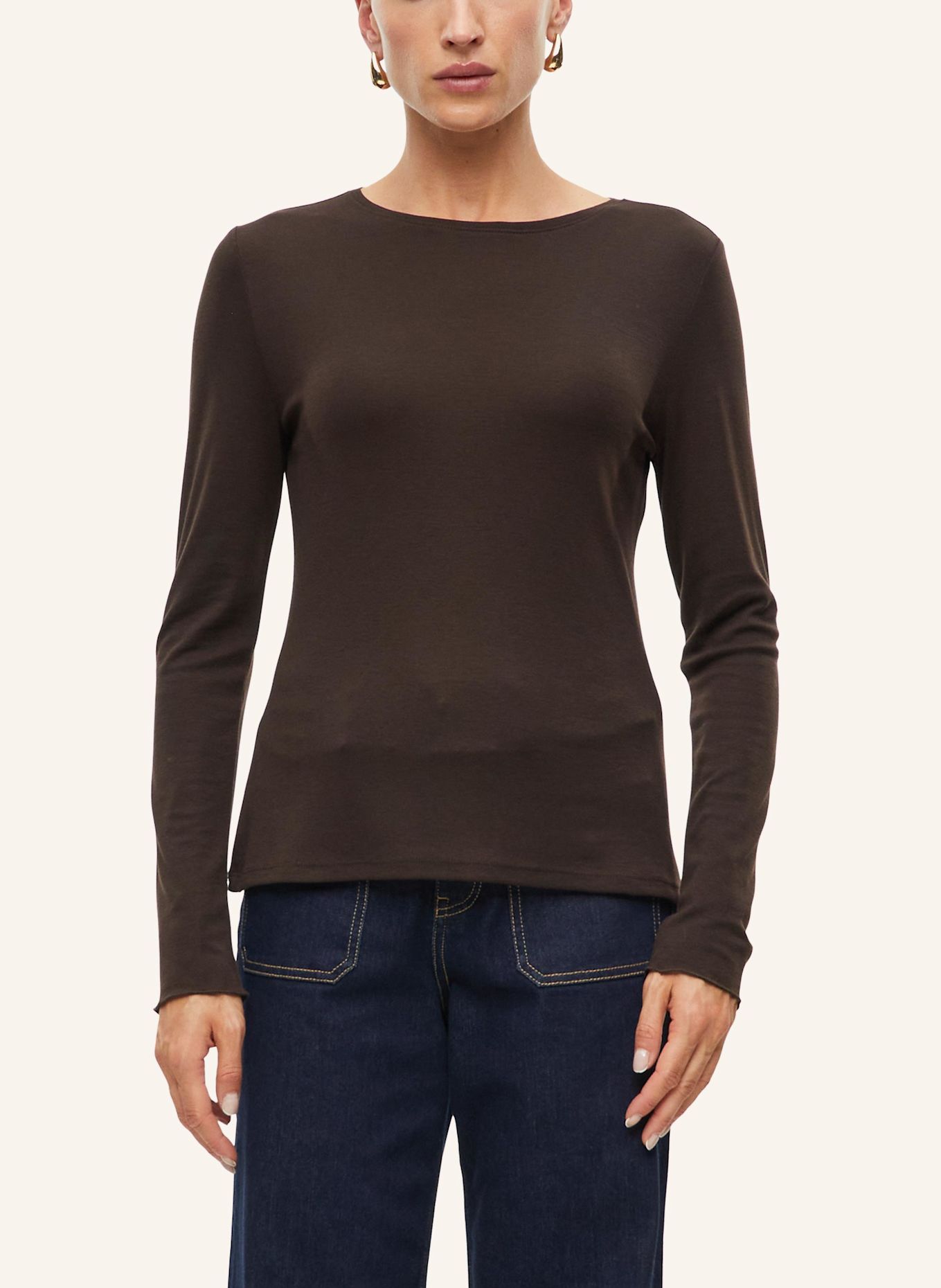 s.Oliver T-Shirt: BRAUN