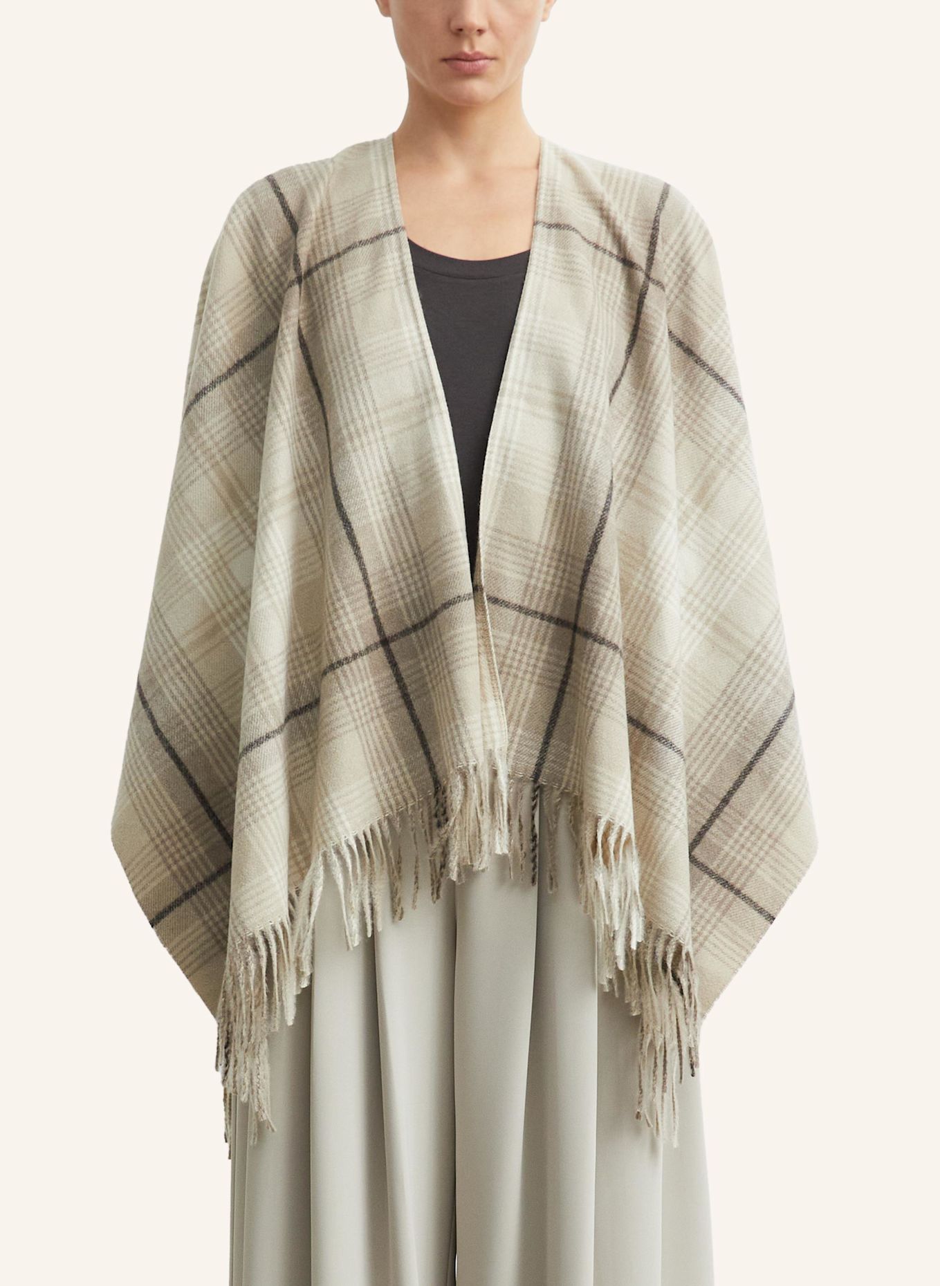 COMMA Indoor-Poncho: BEIGE