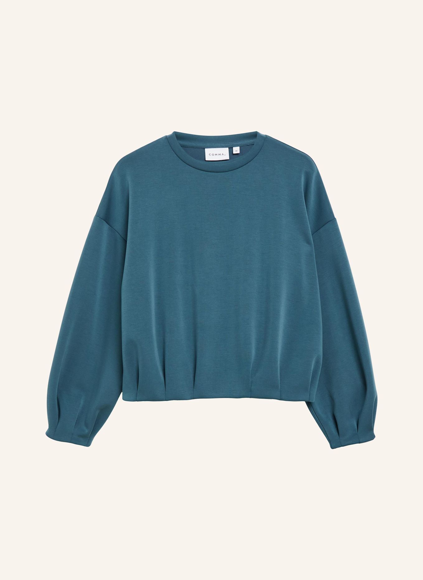 COMMA Sweatshirt: PETROL