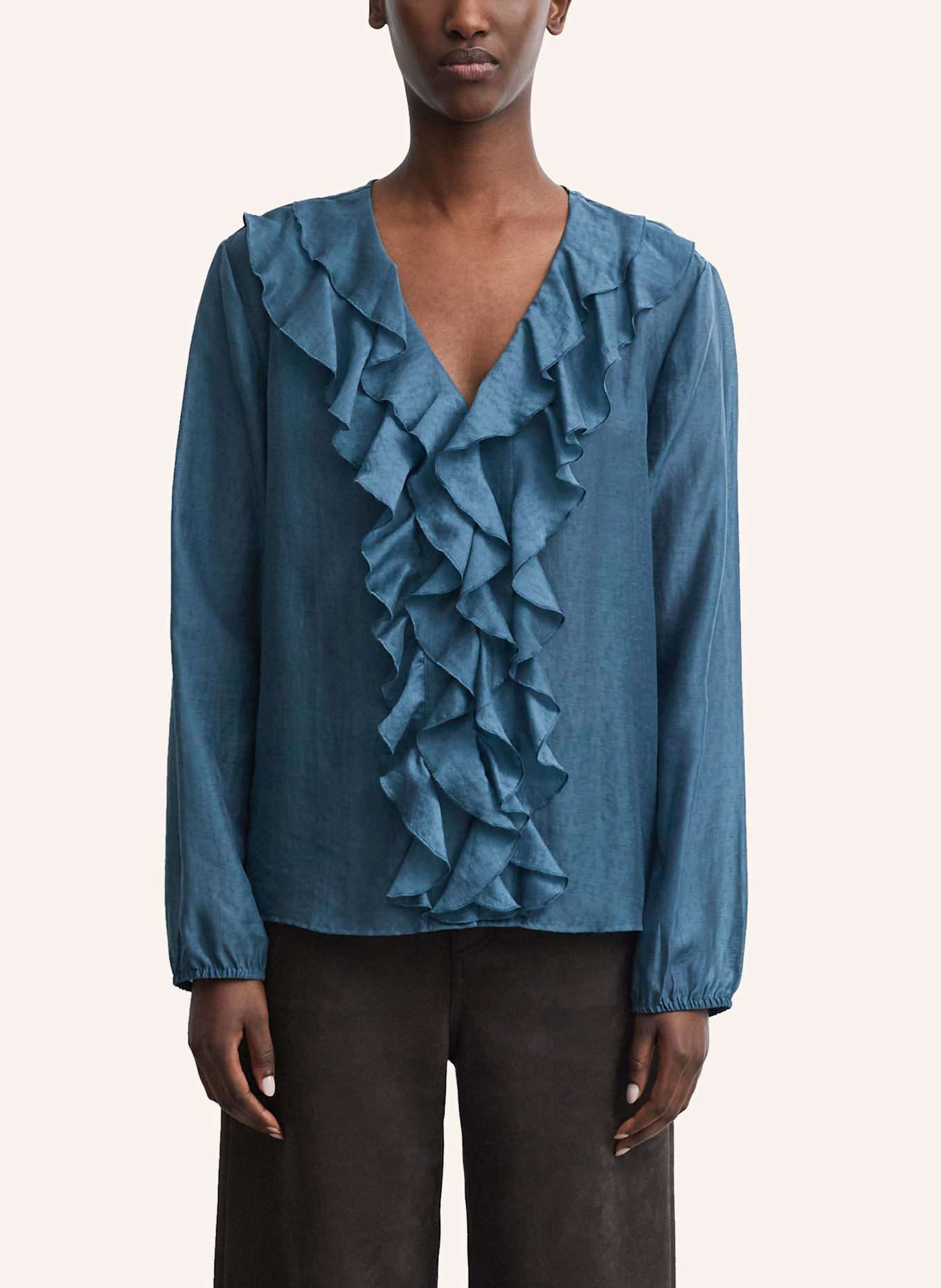COMMA Bluse: PETROL