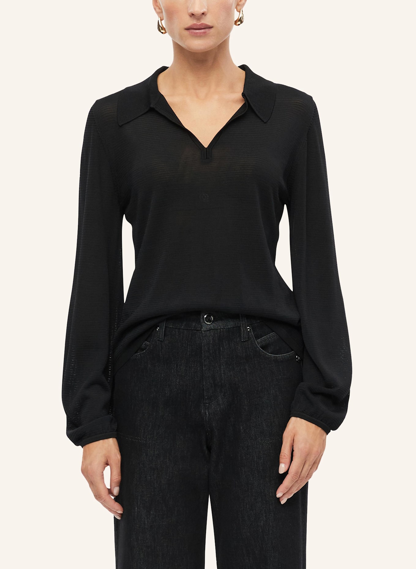 s.Oliver Strickpullover: SCHWARZ