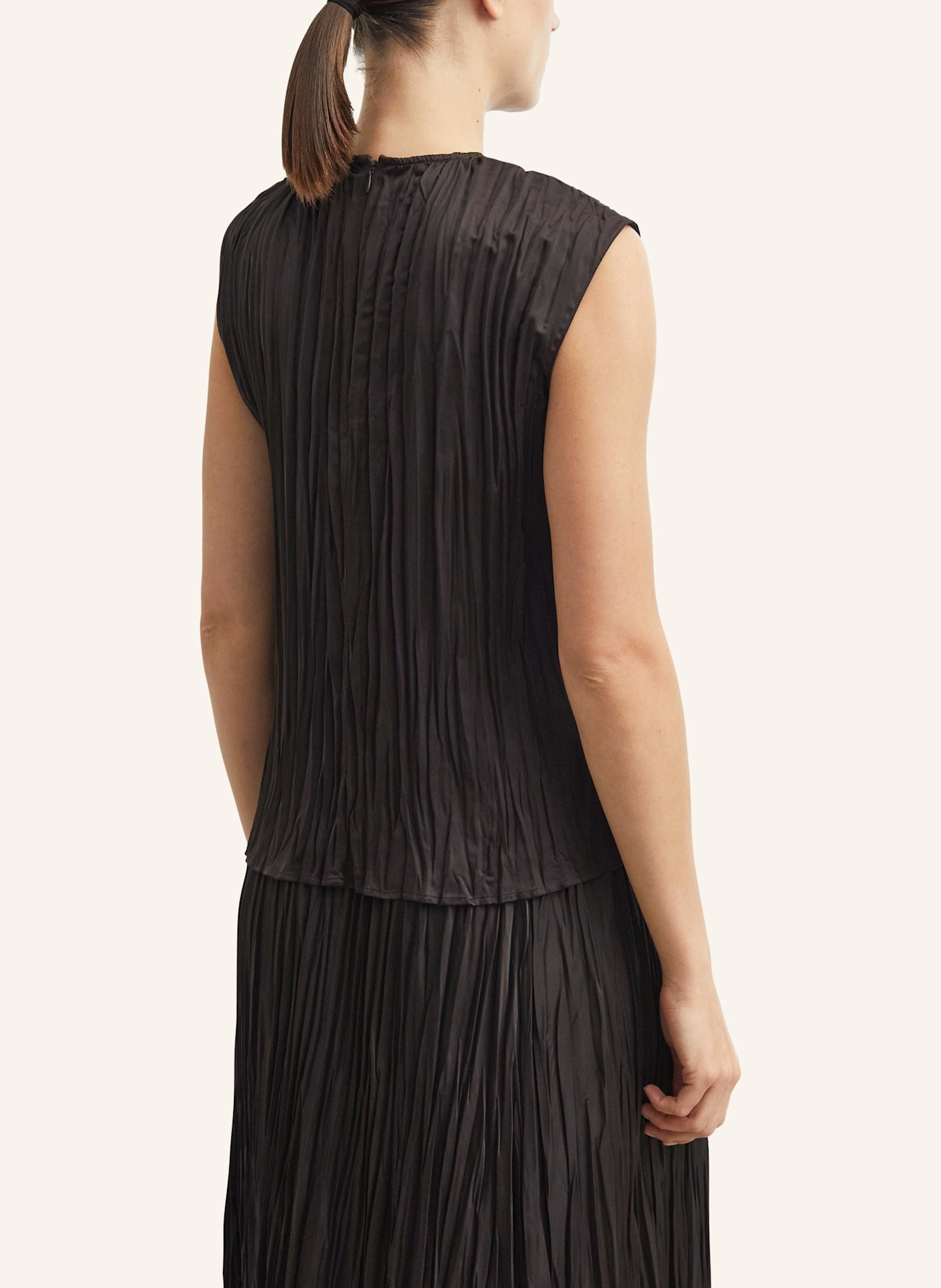 comma Bluse: BRAUN