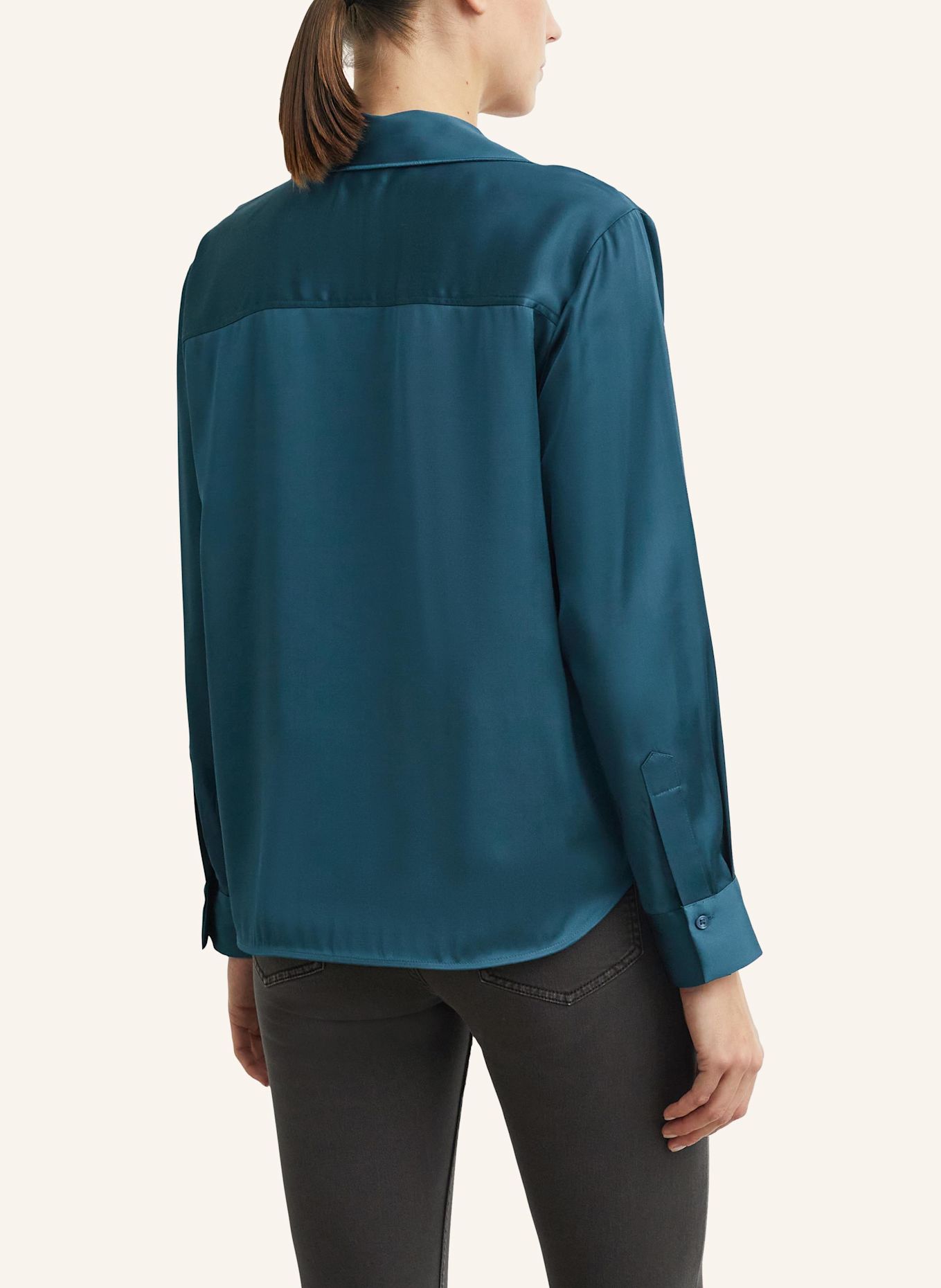 COMMA Bluse: PETROL