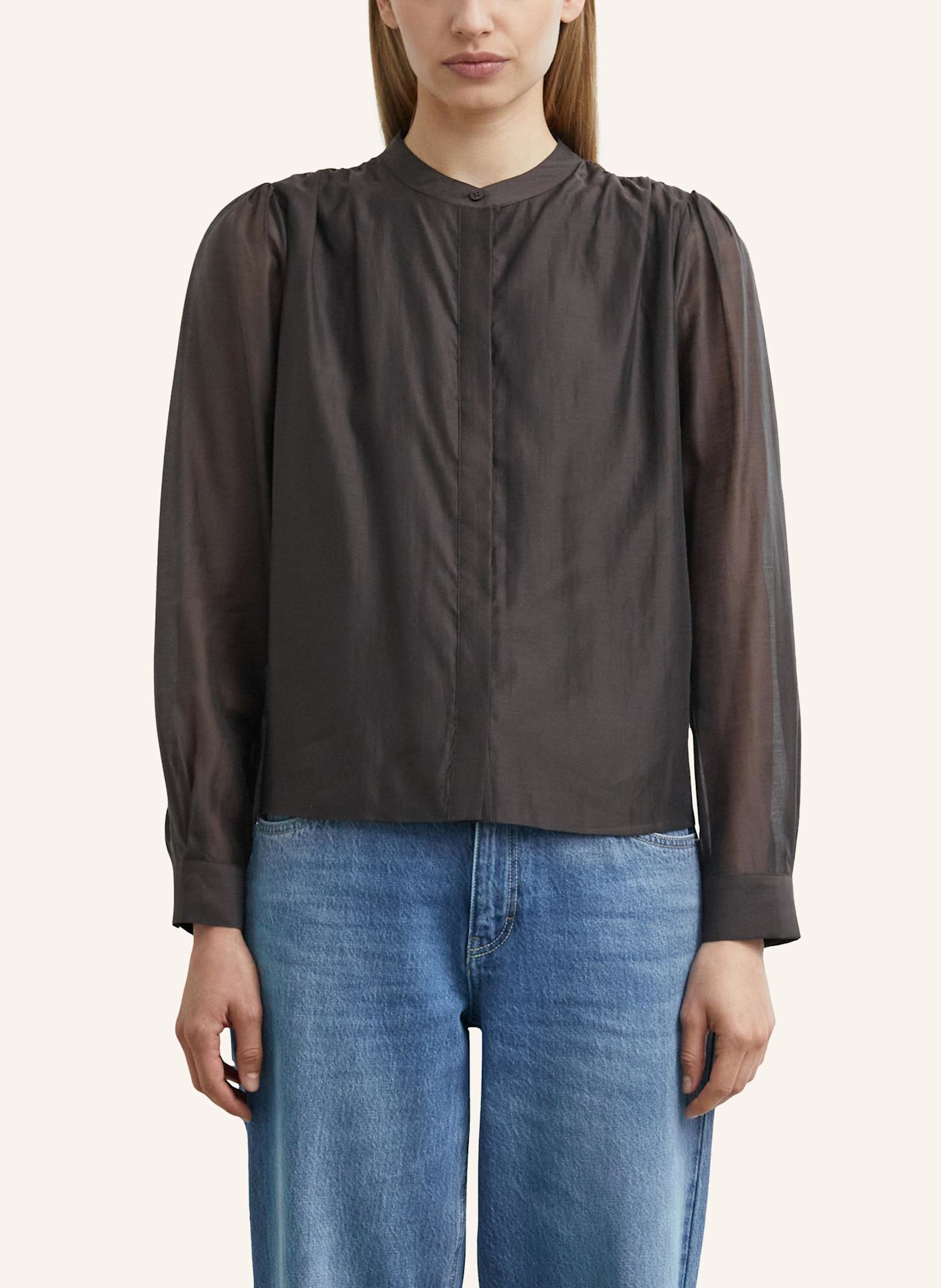COMMA Bluse: BRAUN