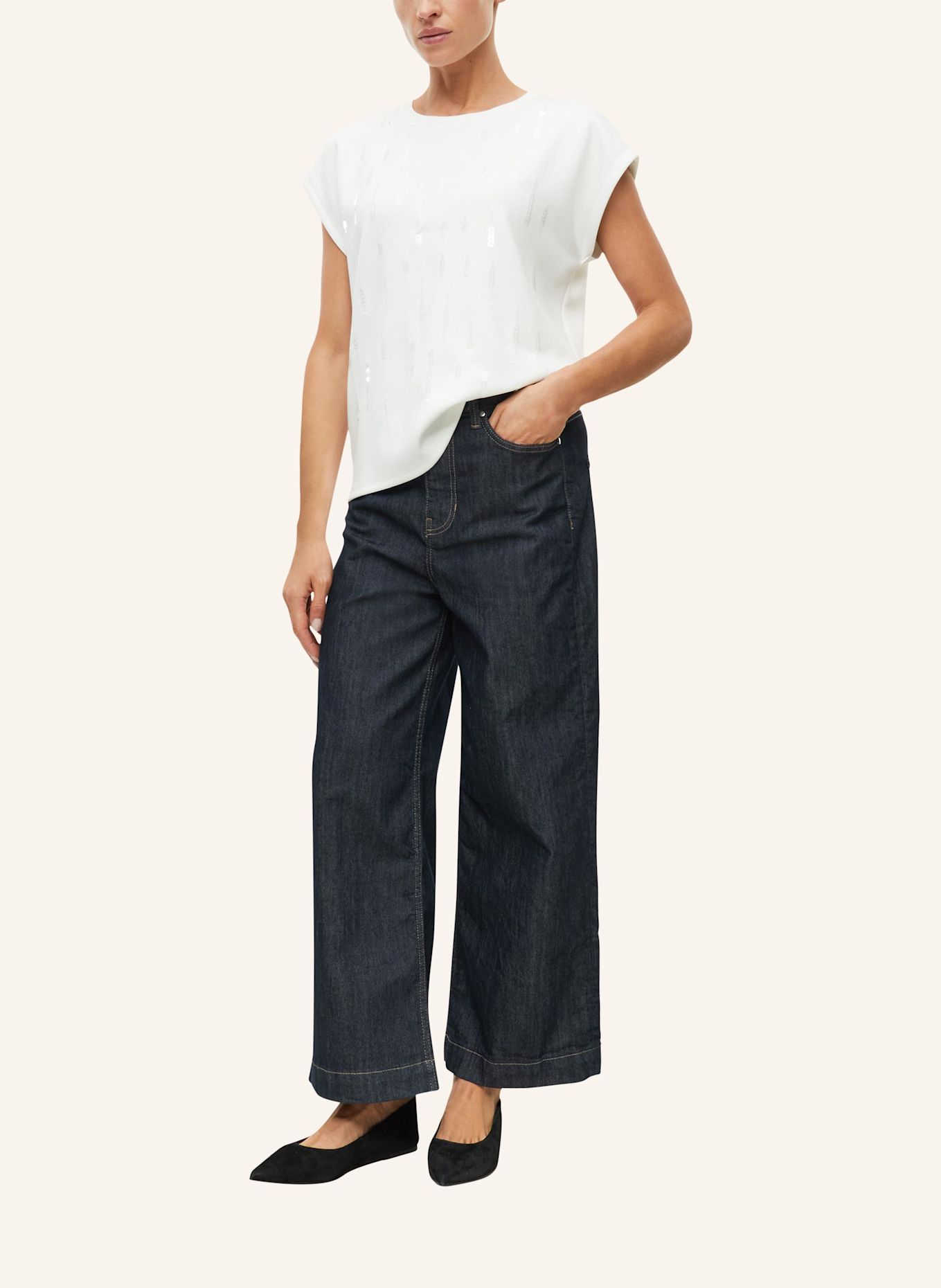 s.Oliver T-Shirt: CREME