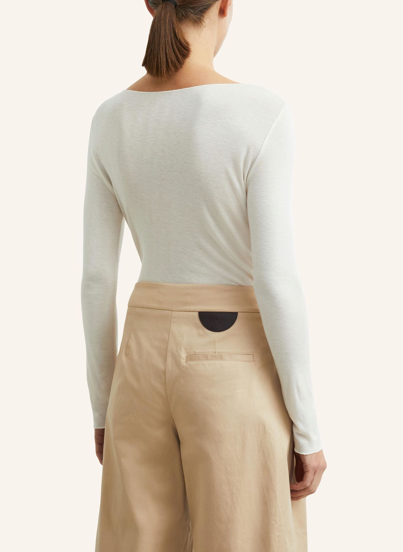 COMMA T-Shirt: CREME