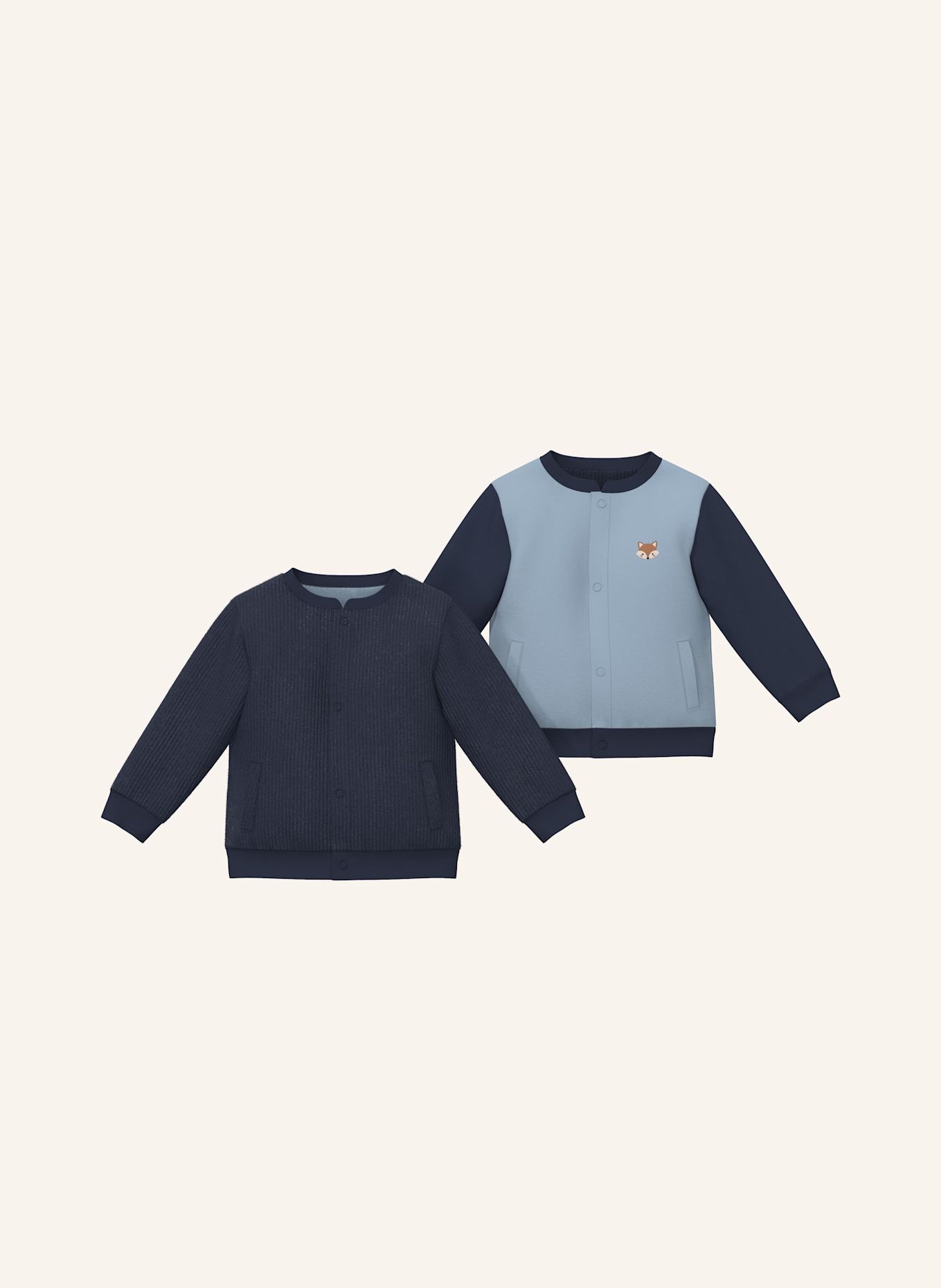 s.Oliver Sweatshirt Jacke: BLAU