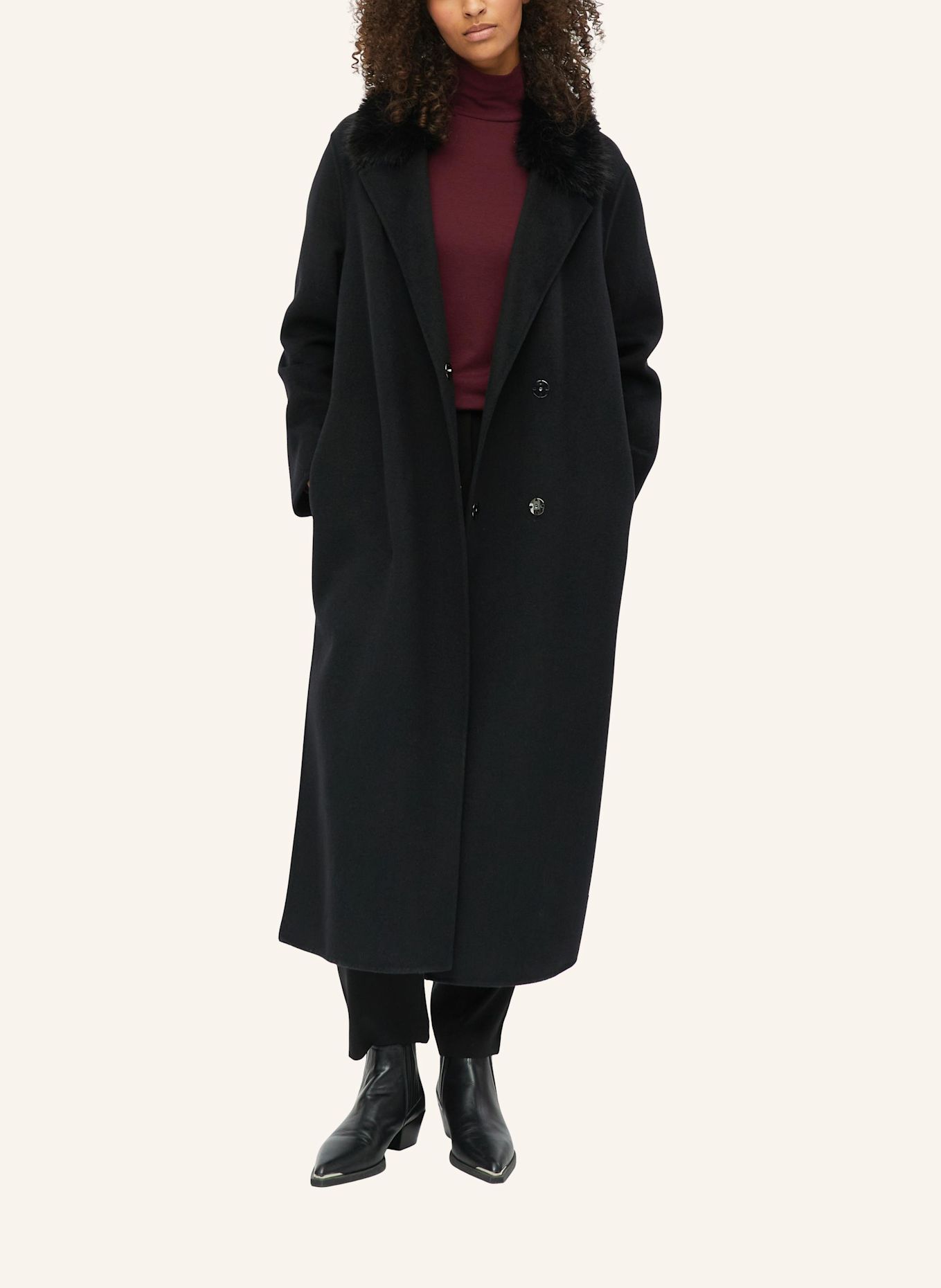s.Oliver Outdoor-Mantel: SCHWARZ