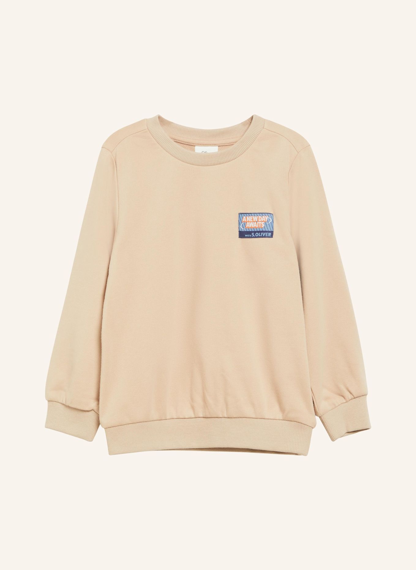 s.Oliver Sweatshirt: BEIGE