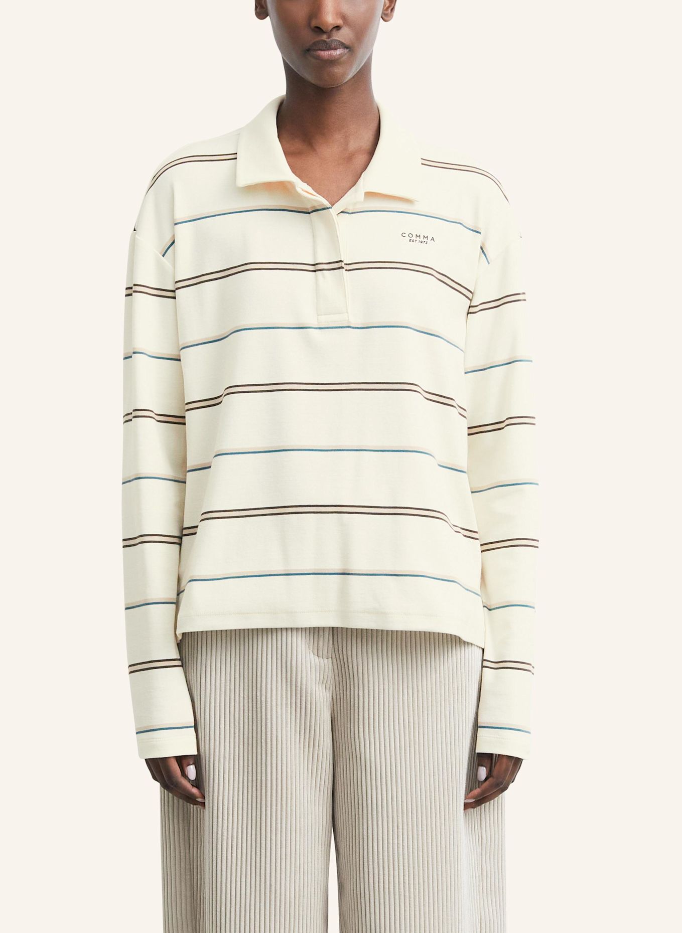 COMMA T-Shirt: CREME