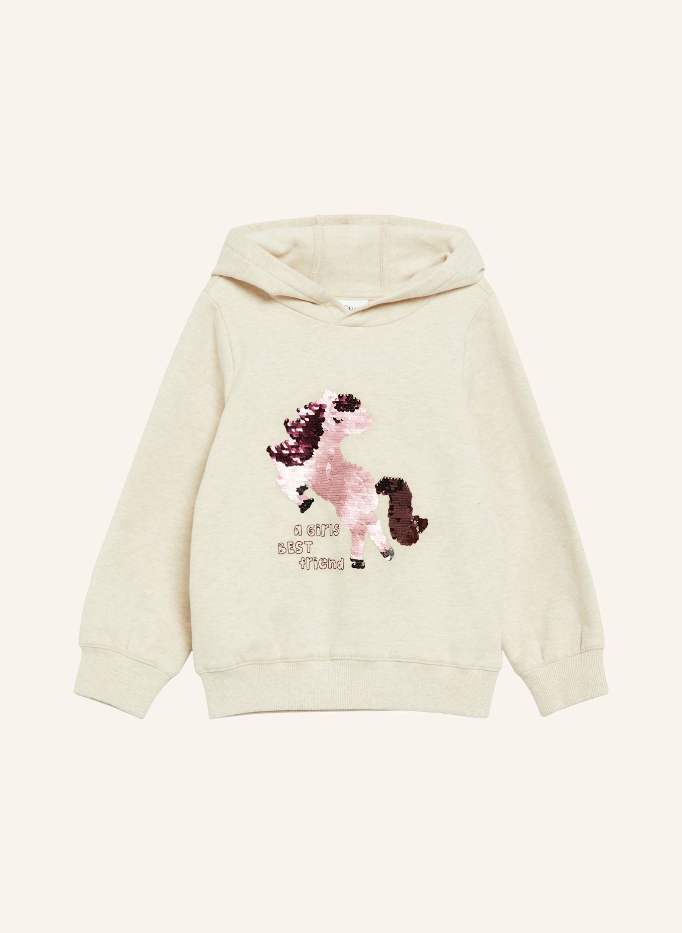 s.Oliver Sweatshirt: BEIGE