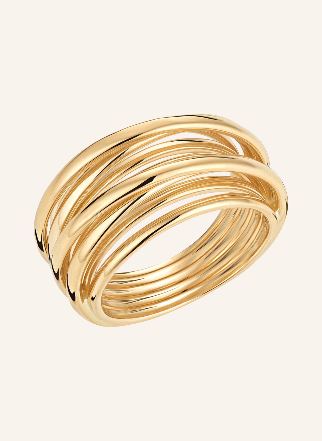 WEMPE Fine Jewelry Ring TWIST, Farbe: GOLD (Bild 1)