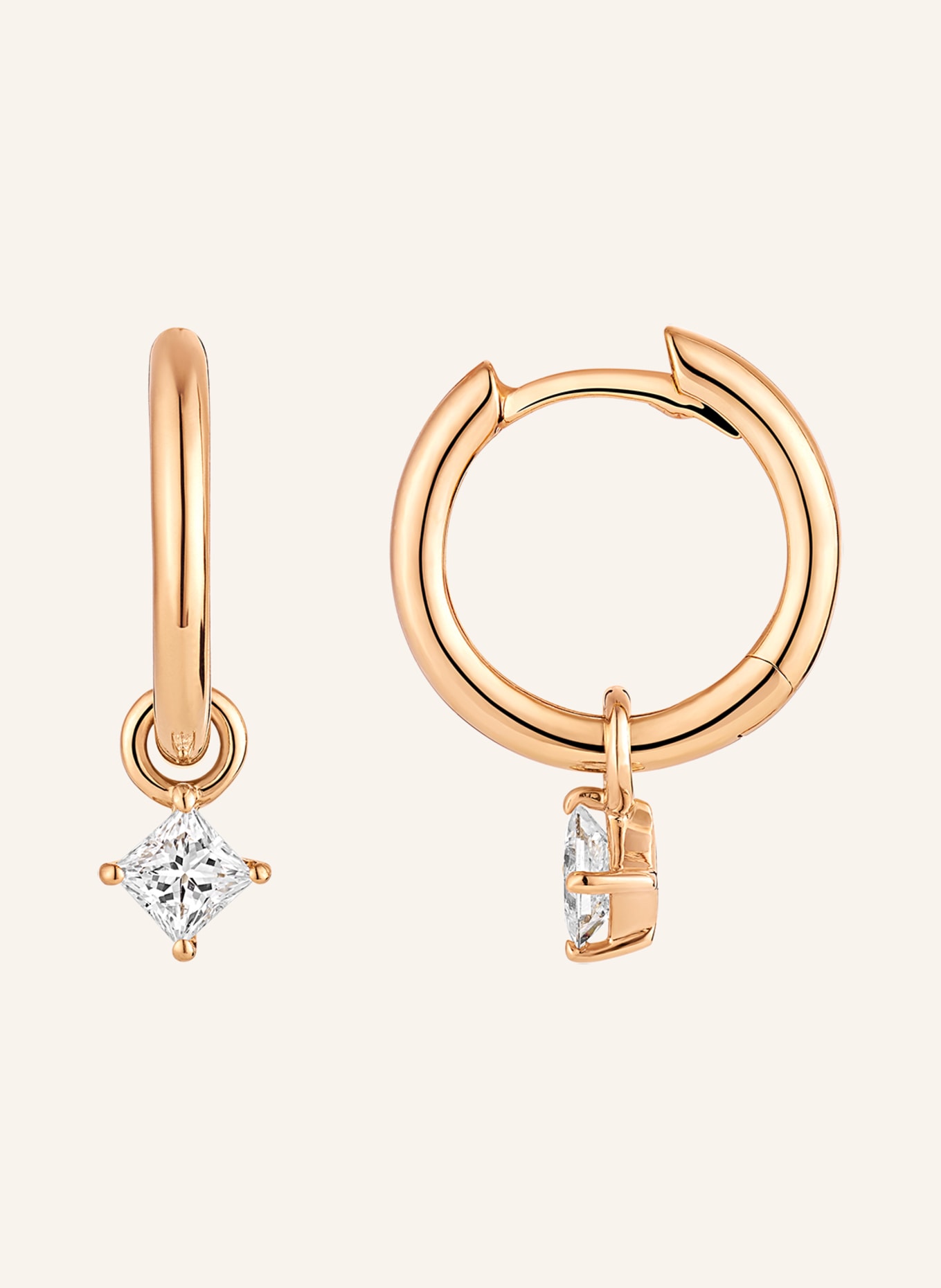 WEMPE Fine Jewelry Creole ONE: ROSÉGOLD