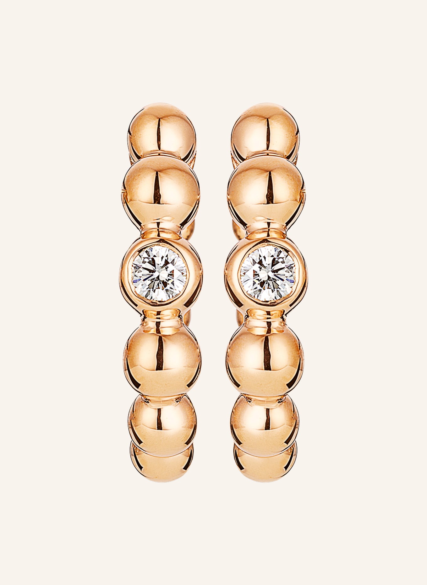 WEMPE BY KIM Creole BLU: ROSÉGOLD