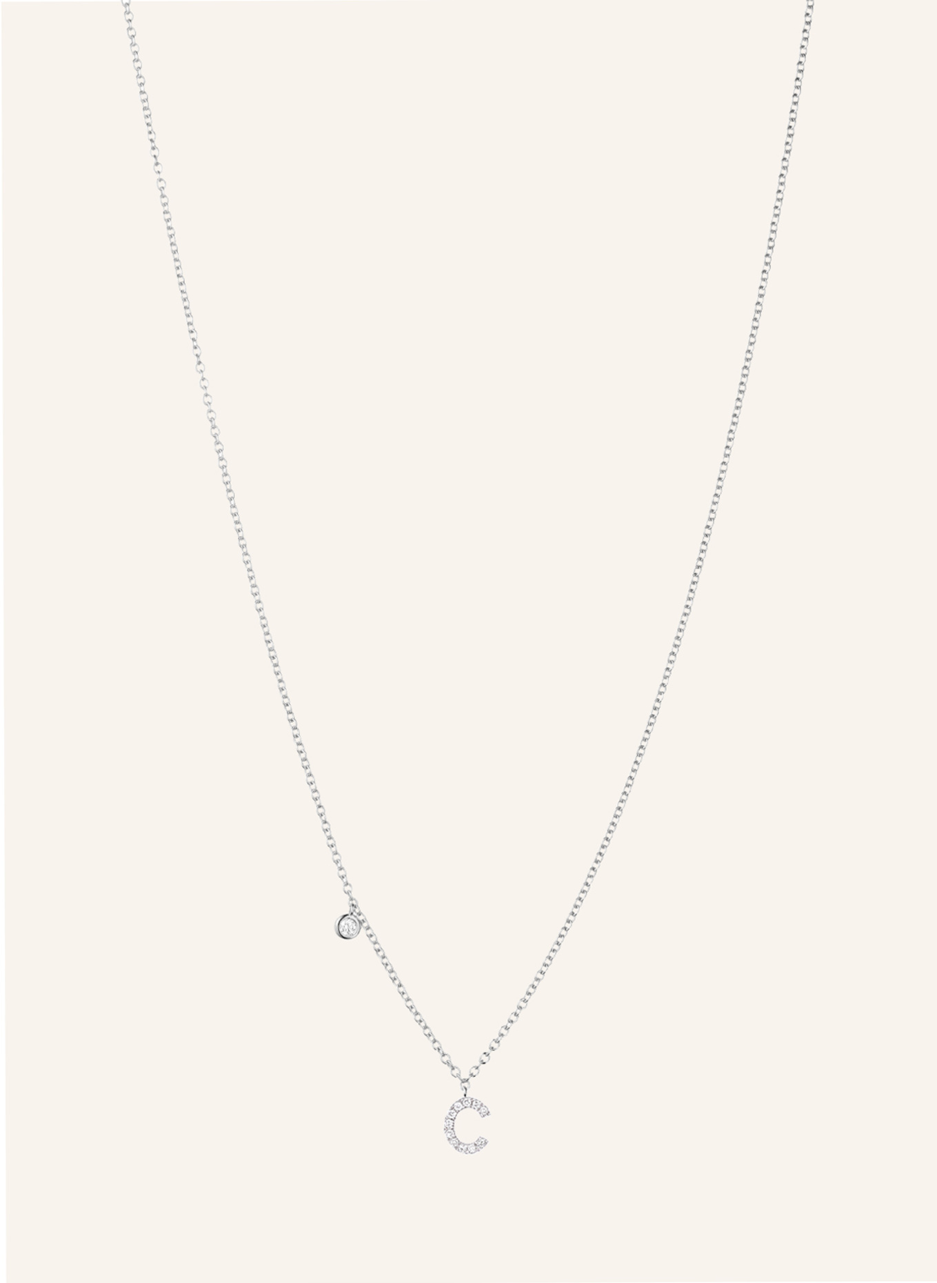 WEMPE Fine Jewelry Anhänger MINIMALISM: WEISSGOLD