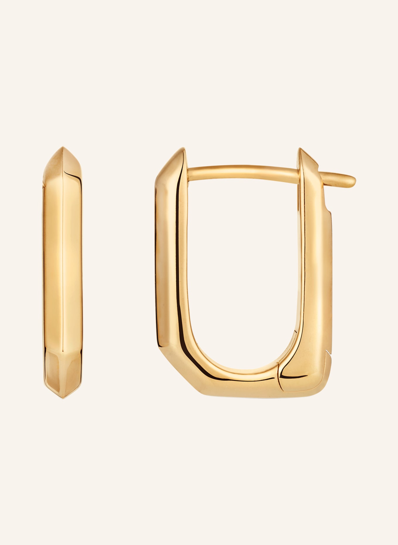 WEMPE Fine Jewelry Creole TWIST: GOLD