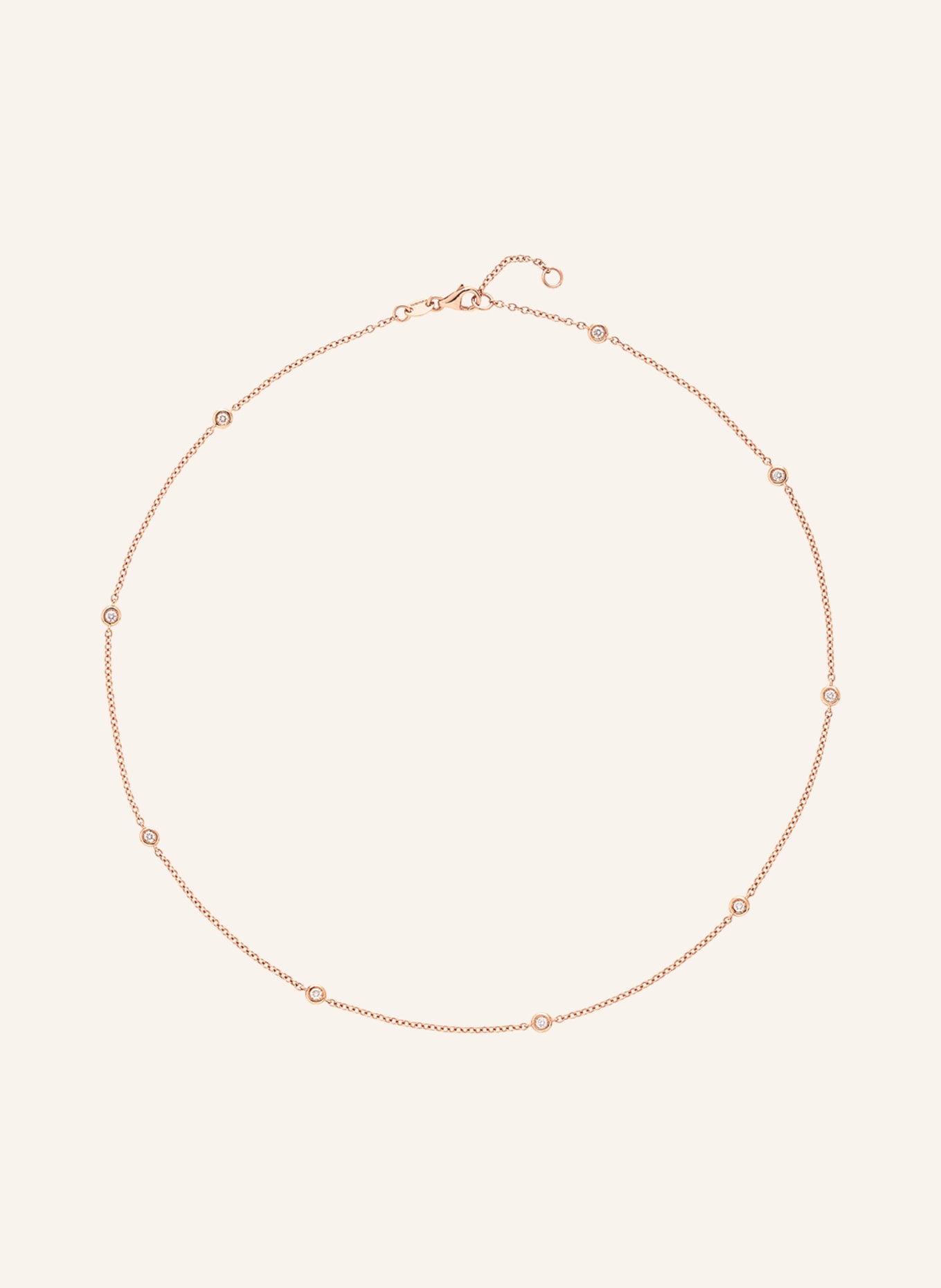 WEMPE Collier MINIMALISM by Wempe Casuals, Farbe: ROSÉGOLD (Bild 1)