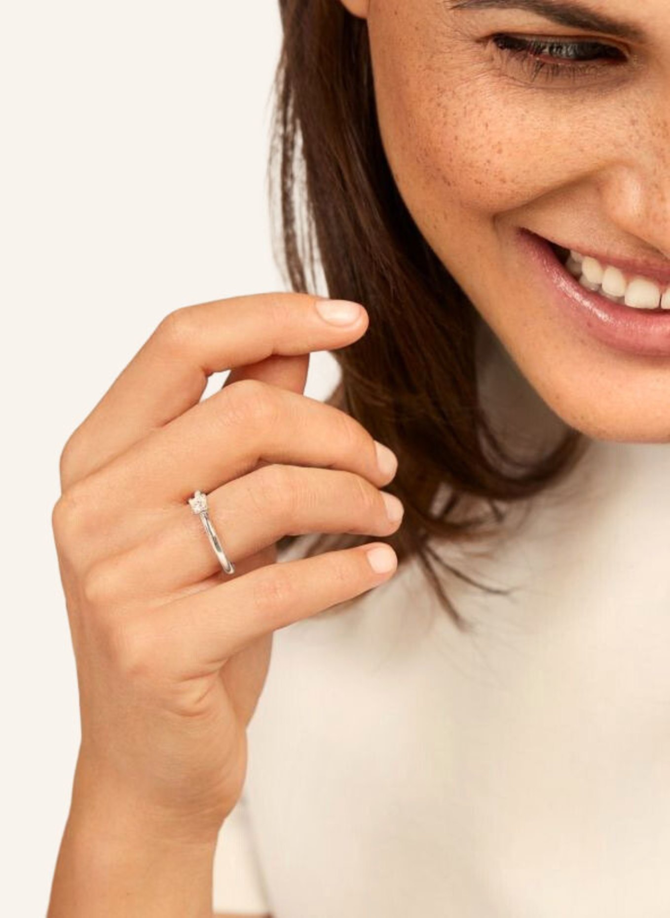 WEMPE Fine Jewelry Ring ONE: WEISSGOLD