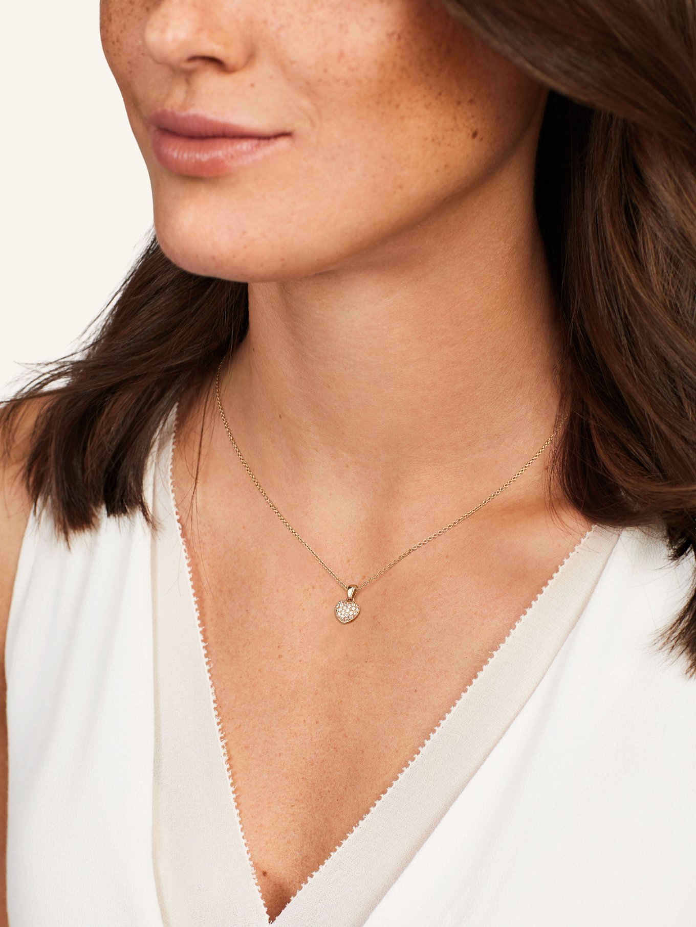 WEMPE Fine Jewelry Anhänger BASICS: ROSÉGOLD