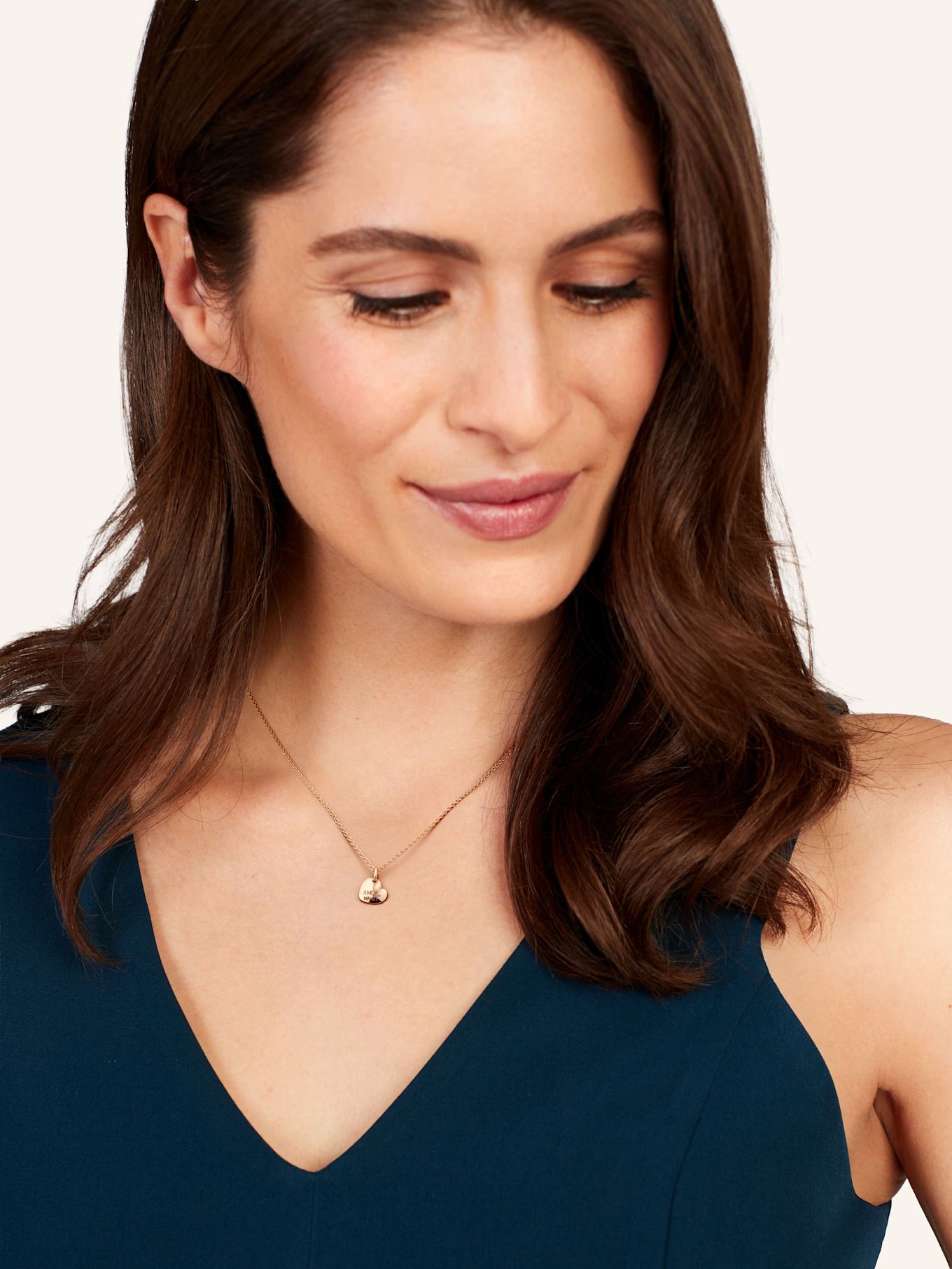 WEMPE BY KIM Anhänger DAILY AMOR MANET®: ROSÉGOLD