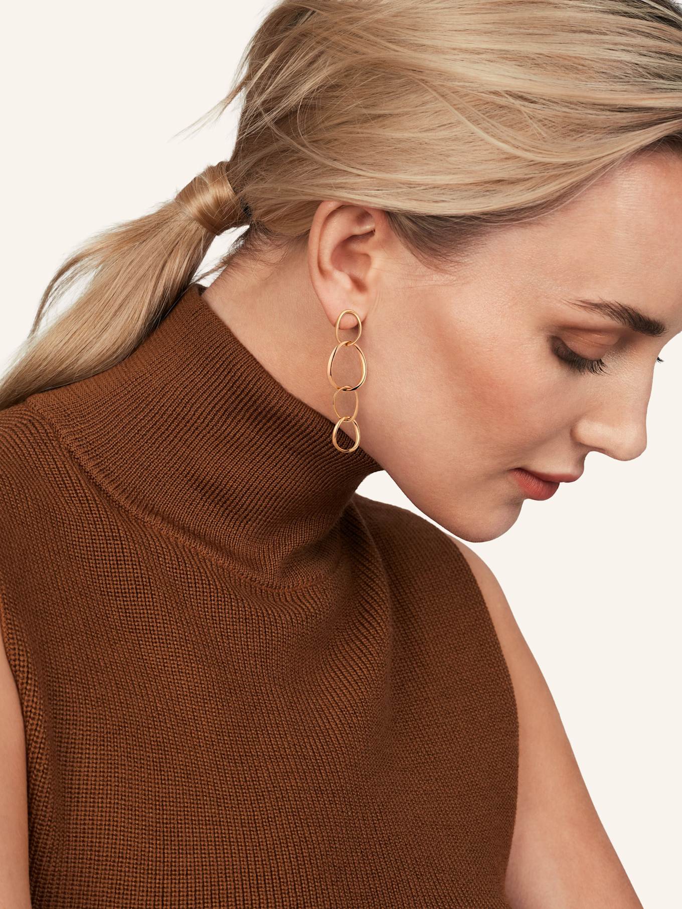 WEMPE Fine Jewelry Ohrringe TWIST RHYTMUS: ROSÉGOLD