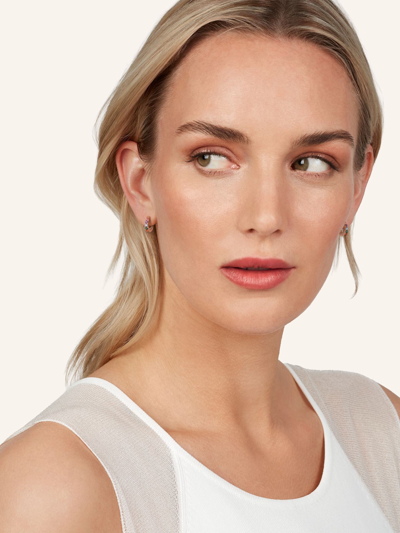 WEMPE Fine Jewelry Creolen TWIST: ROSÉGOLD