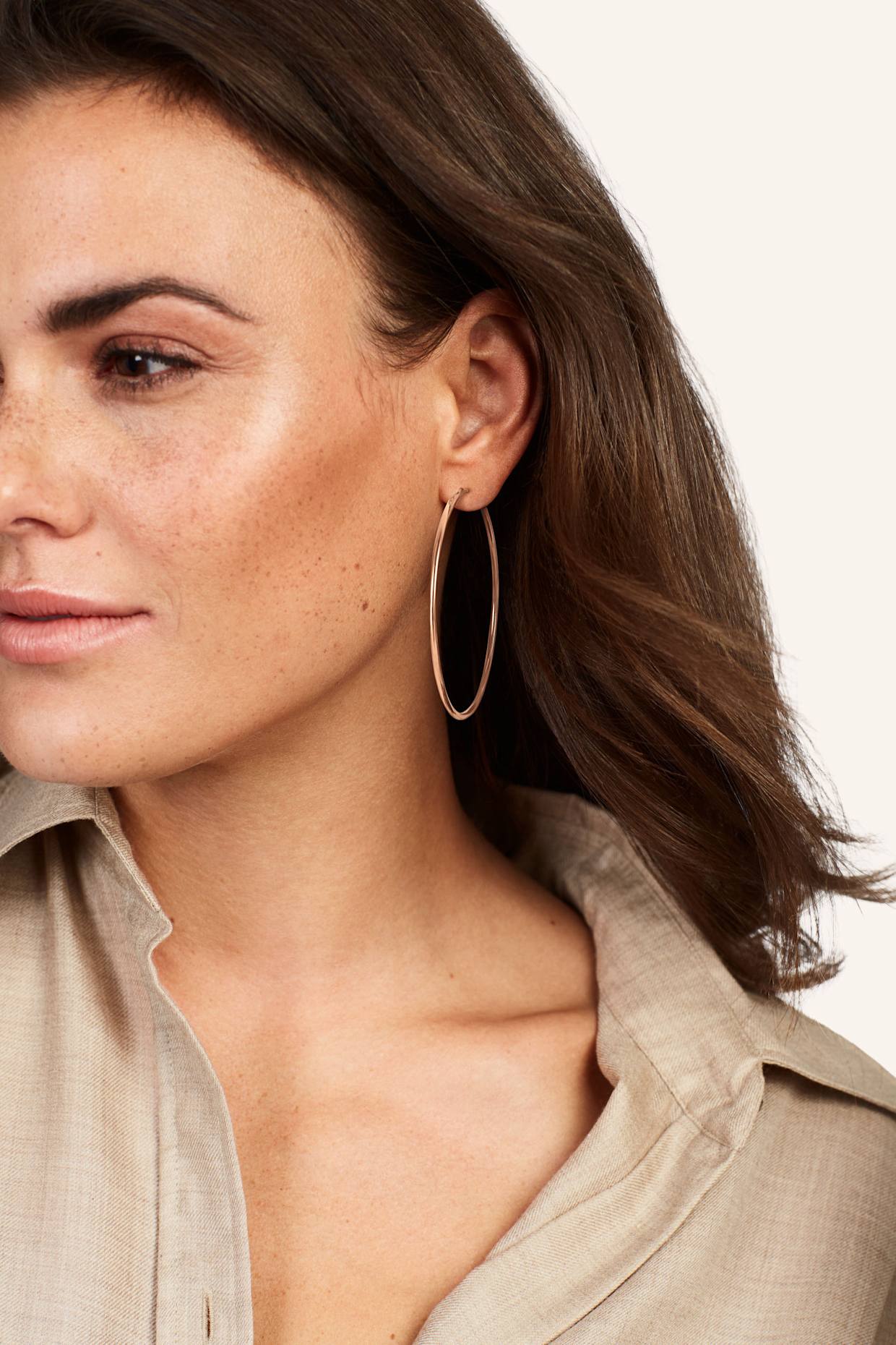 WEMPE Fine Jewelry Creolen TWIST: ROSÉGOLD