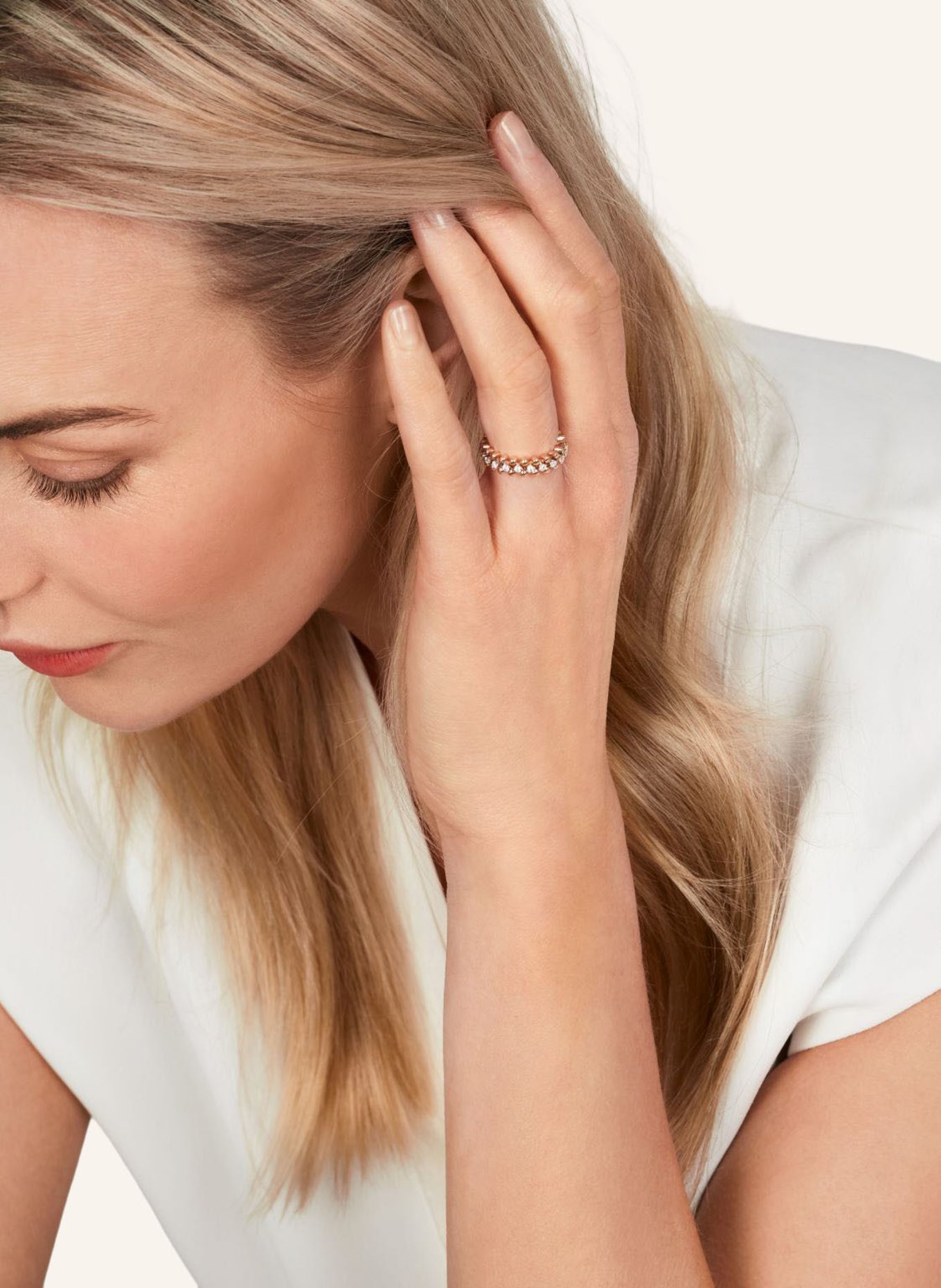 WEMPE Serafino Consoli Ring MULTISIZE: ROSÉGOLD