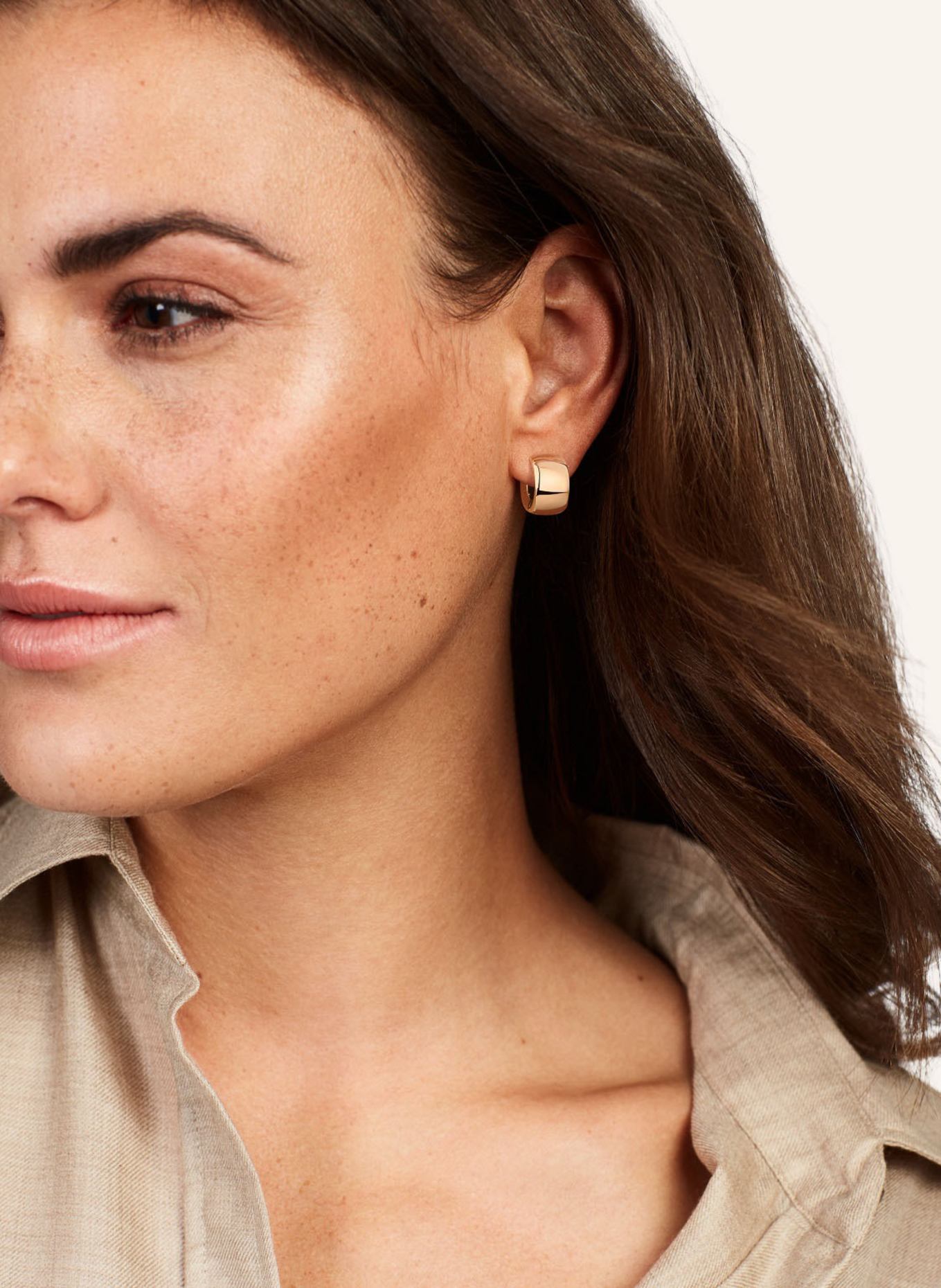 WEMPE Fine Jewelry Creole BASICS: ROSÉGOLD