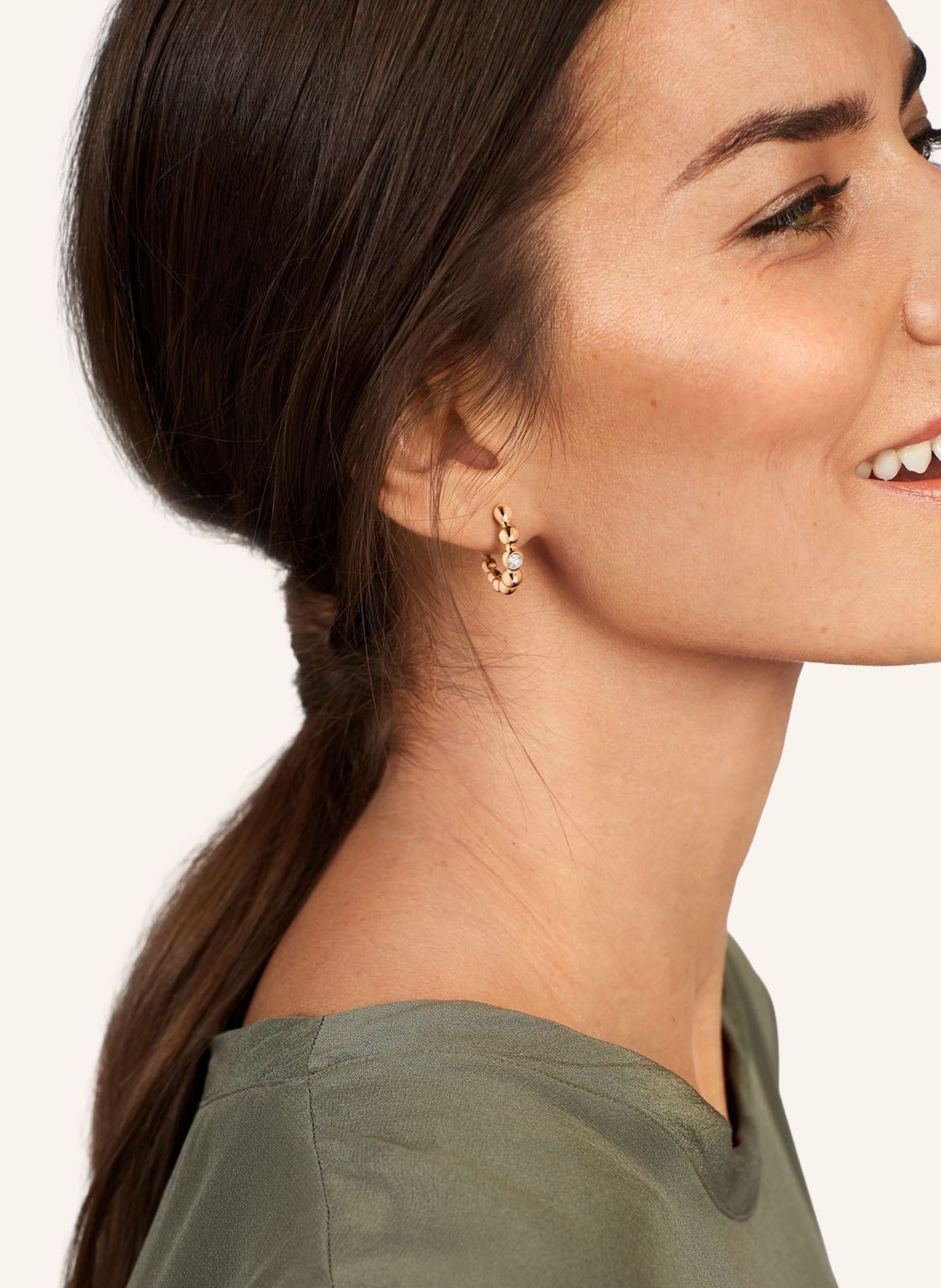 WEMPE BY KIM Creole BLU: ROSÉGOLD