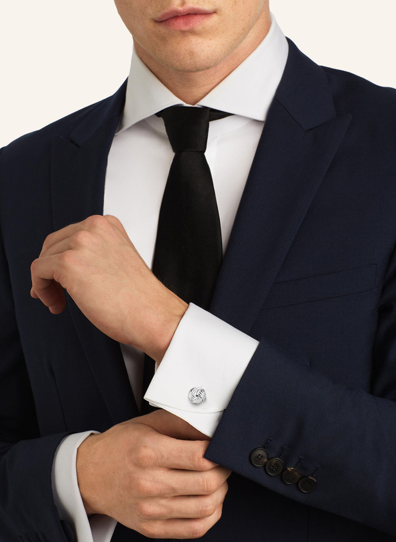 WEMPE Fine Jewelry Manschettenknöpfe BASICS: SILBER