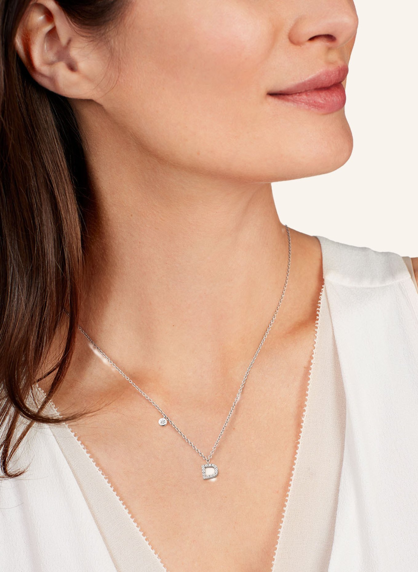 WEMPE Fine Jewelry Anhänger MINIMALISM: WEISSGOLD