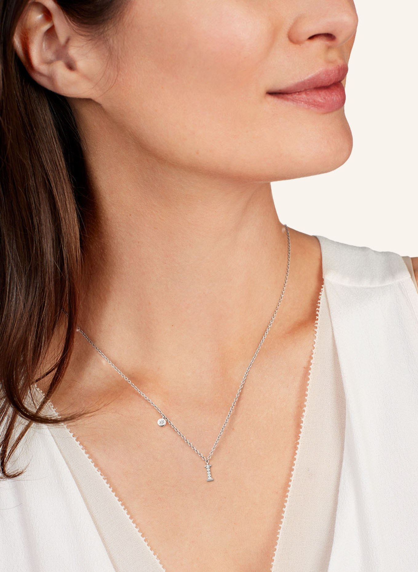 WEMPE Fine Jewelry Anhänger MINIMALISM: WEISSGOLD