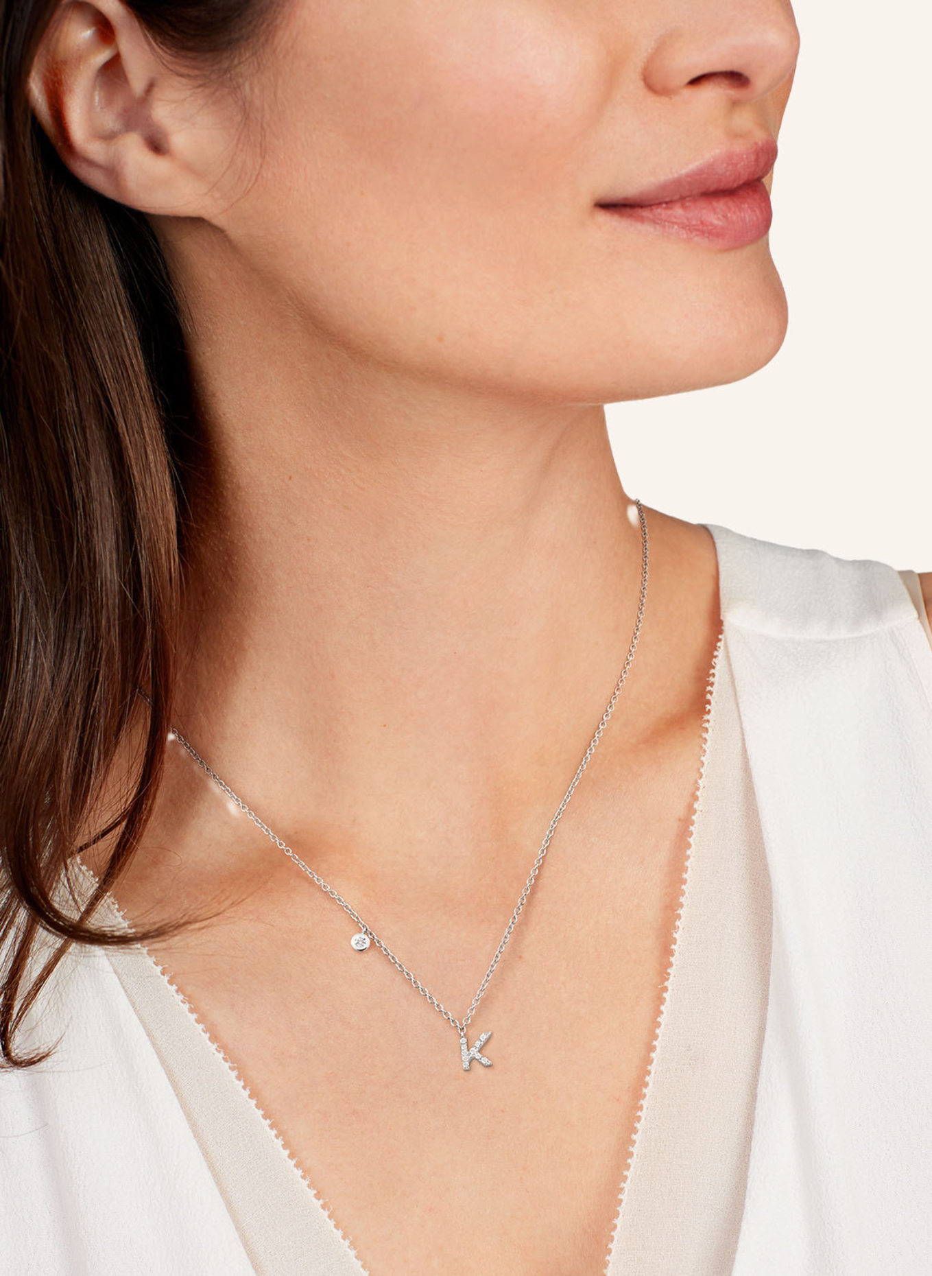 WEMPE Fine Jewelry Anhänger MINIMALISM: WEISSGOLD