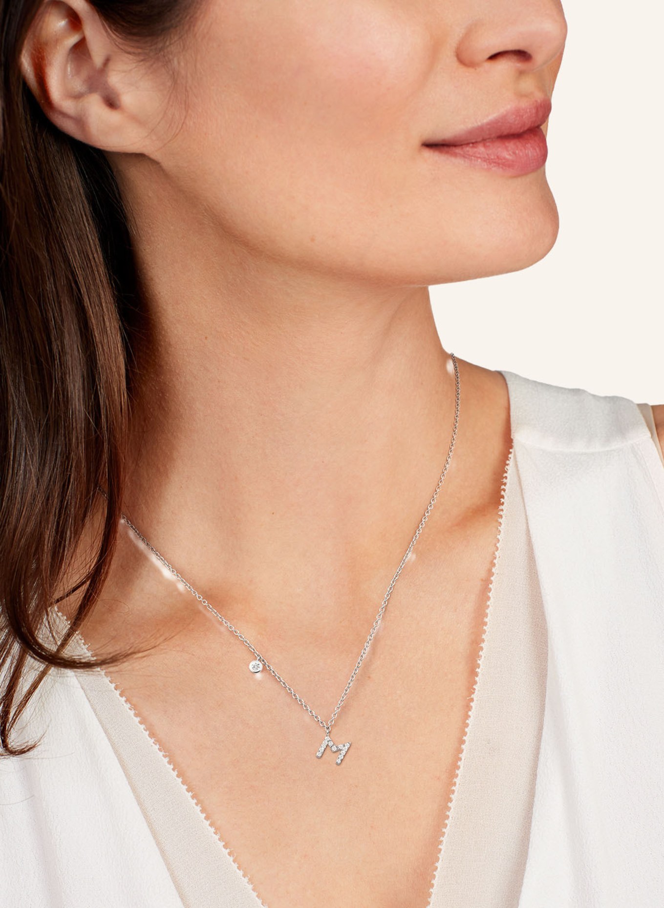 WEMPE Fine Jewelry Anhänger MINIMALISM: WEISSGOLD