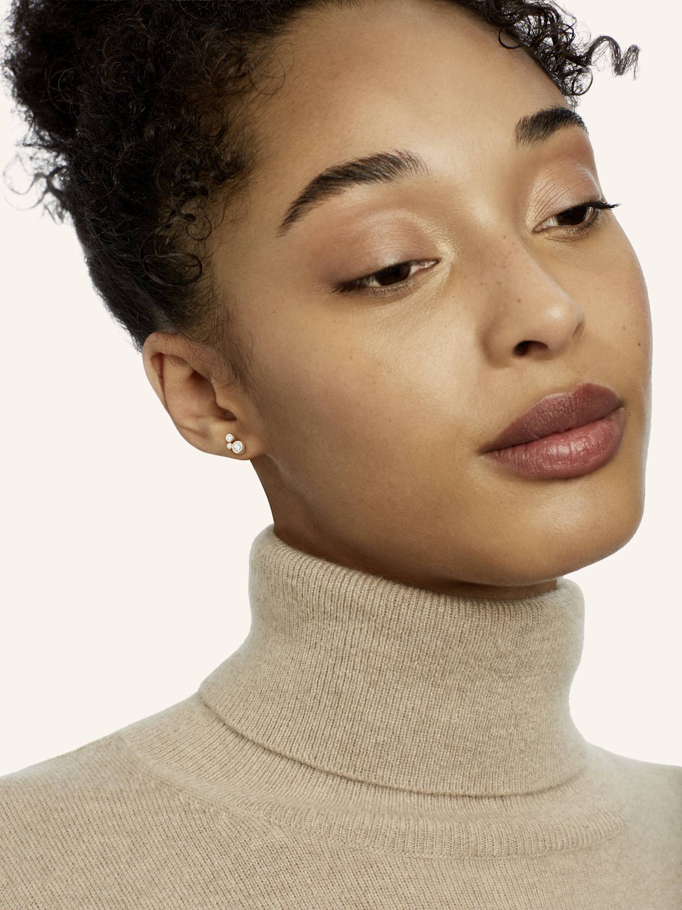 WEMPE Fine Jewelry Ohrstecker Minimalism: ROSÉGOLD