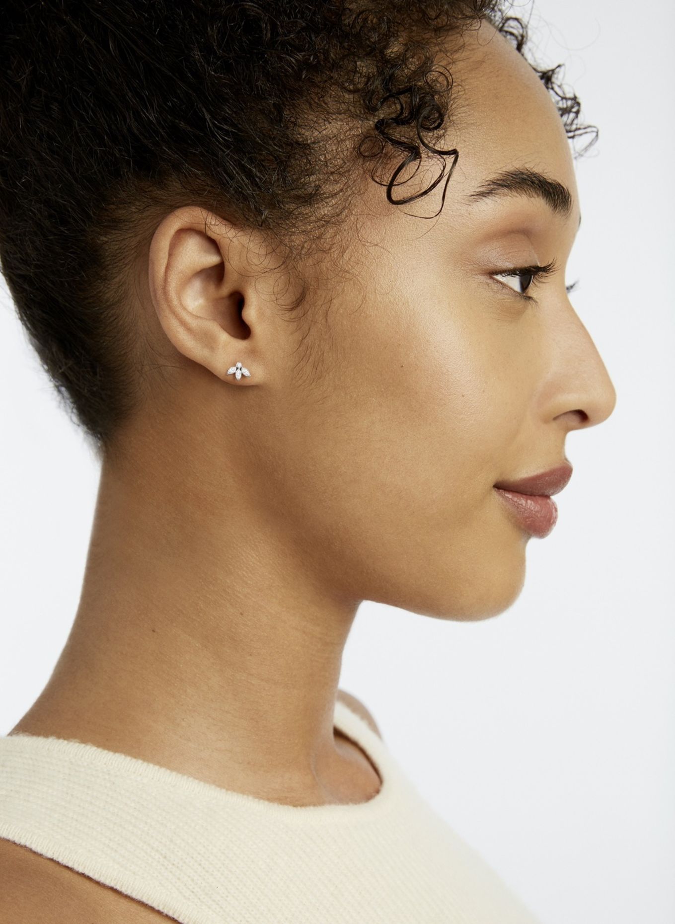 WEMPE Fine Jewelry Ohrstecker Minimalism: WEISSGOLD
